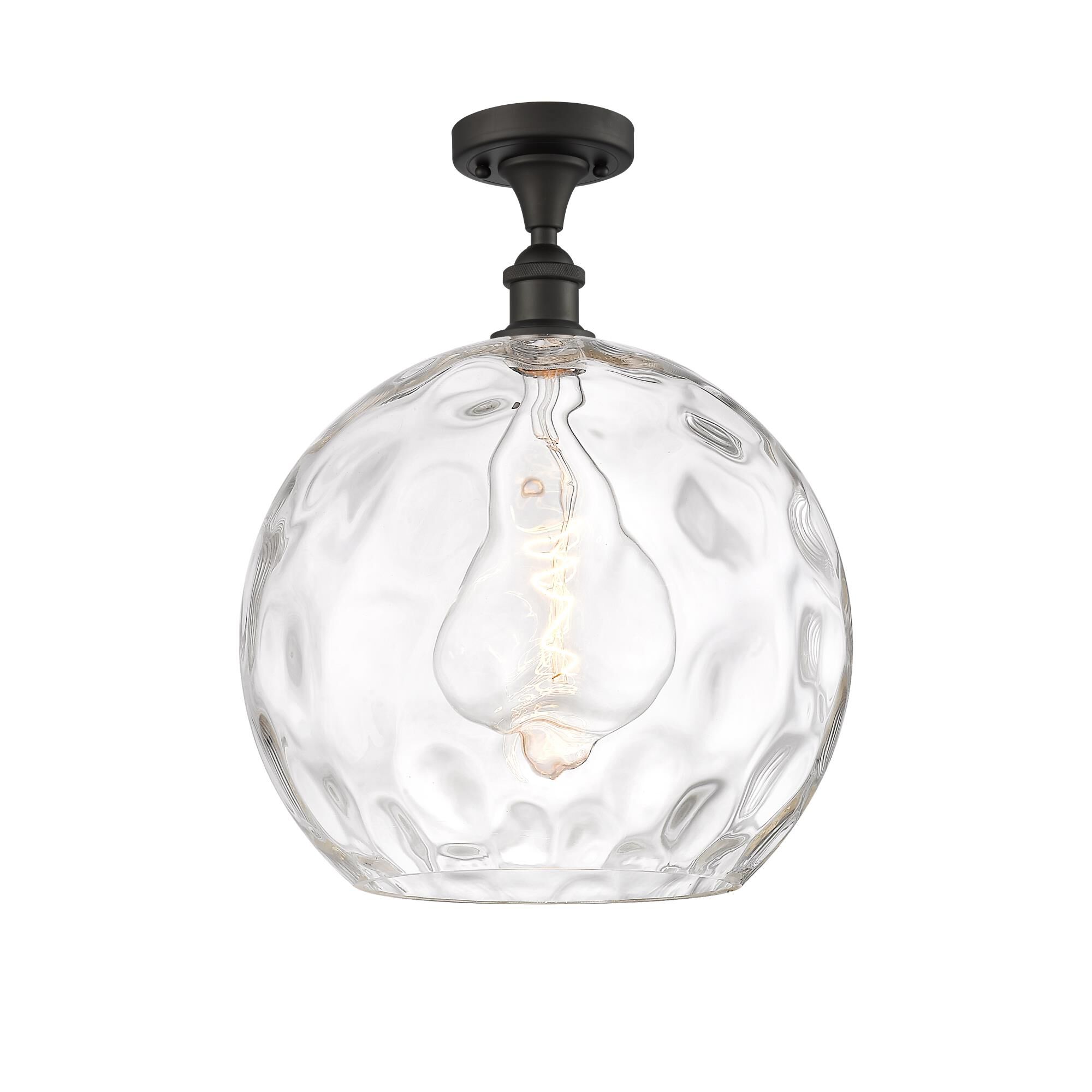 Bruno Marashlian Athens Water Glass 13 Inch 1 Light Semi Flush Mount by Innovations Lighting