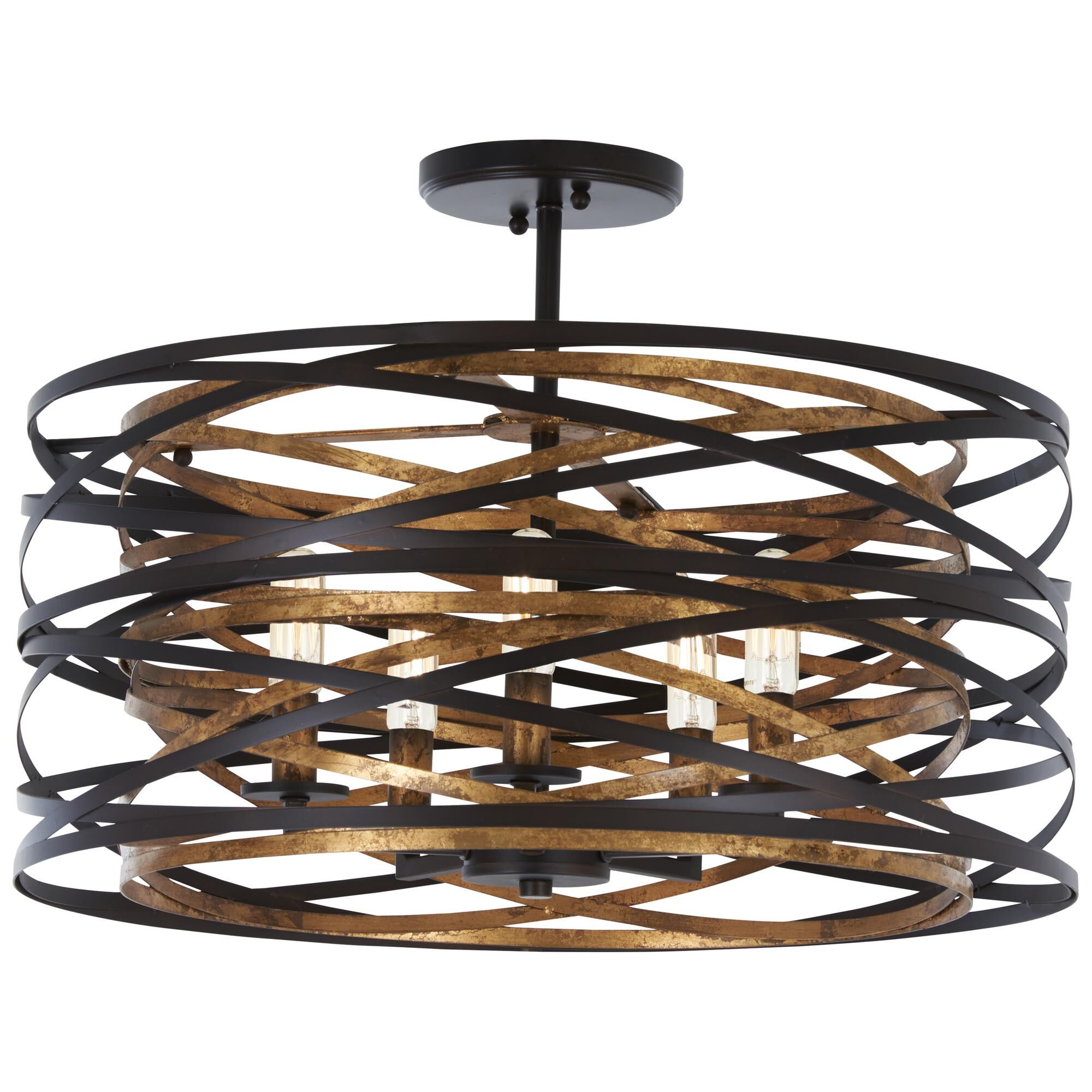 Shown in Dark Bronze W/Mosaic Gold Inte finish