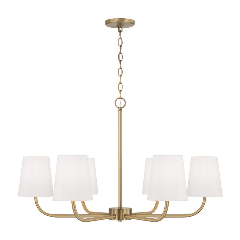 Brody 34 Inch 6 Light Chandelier by Capital Lighting Fixture Company