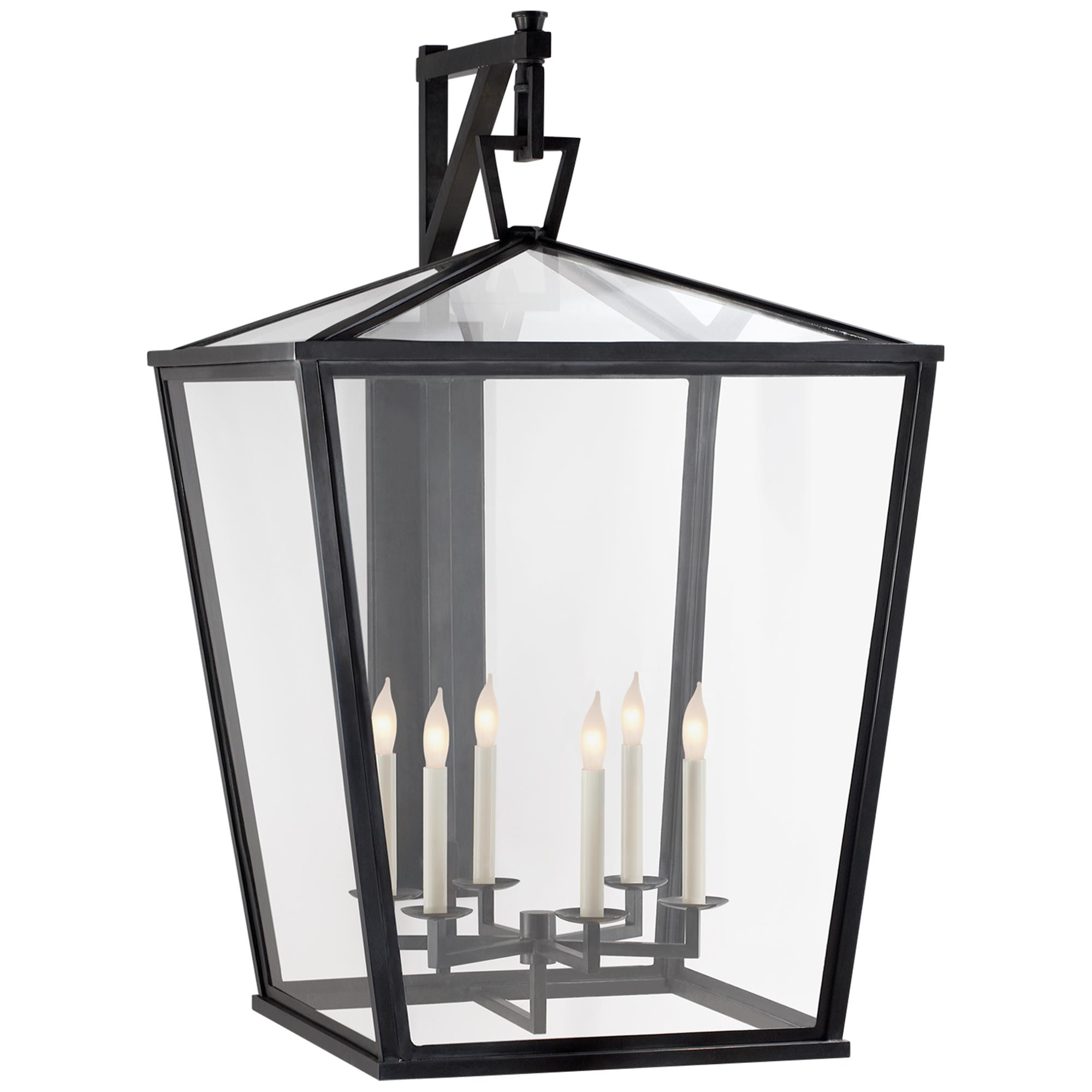 Shown in Bronze finish and Clear glass