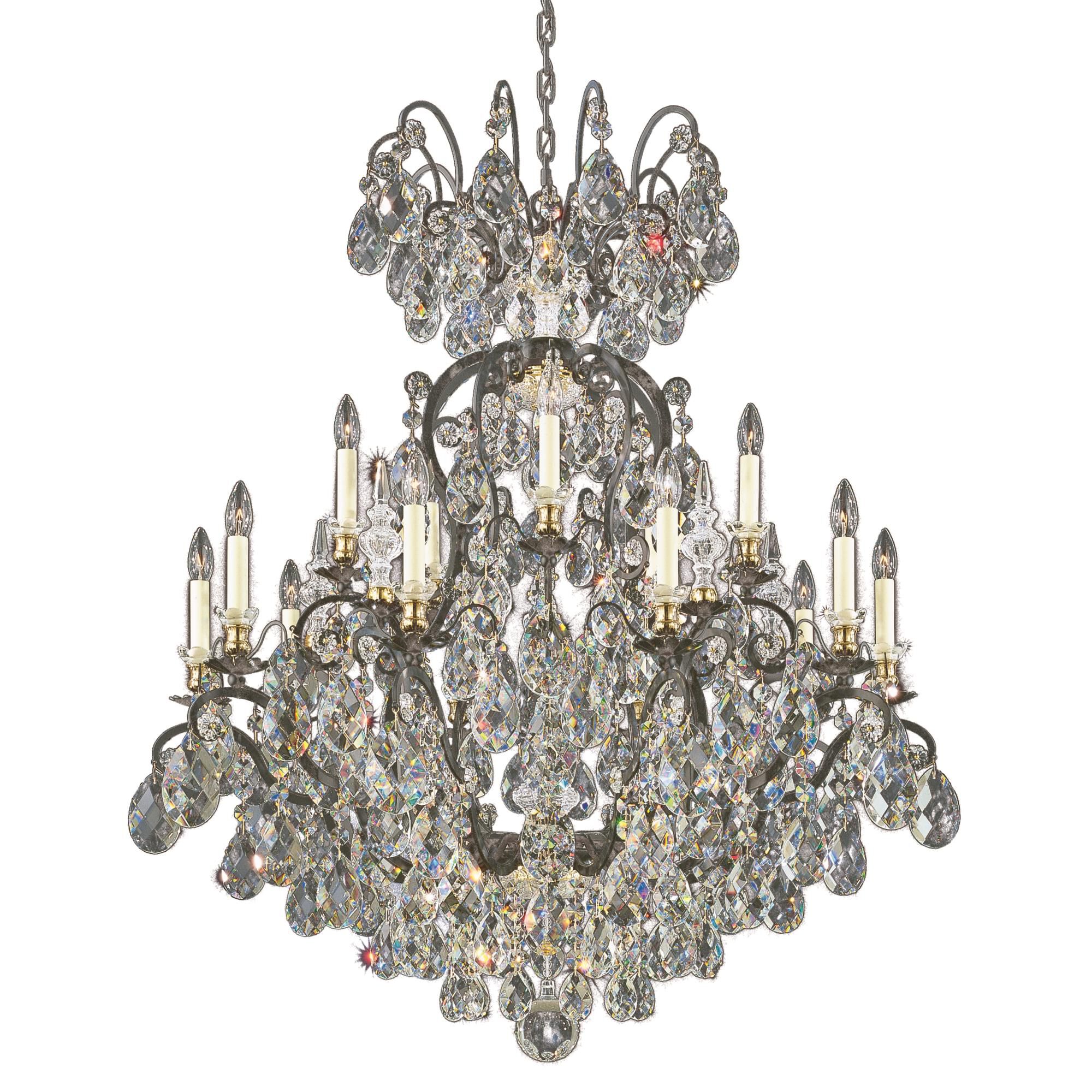 Renaissance 38 Inch 16 Light Chandelier,