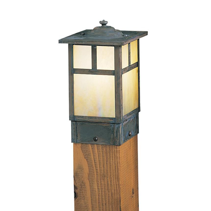 Arroyo Craftsman Mission 6 Inch Tall Outdoor Post Lamp