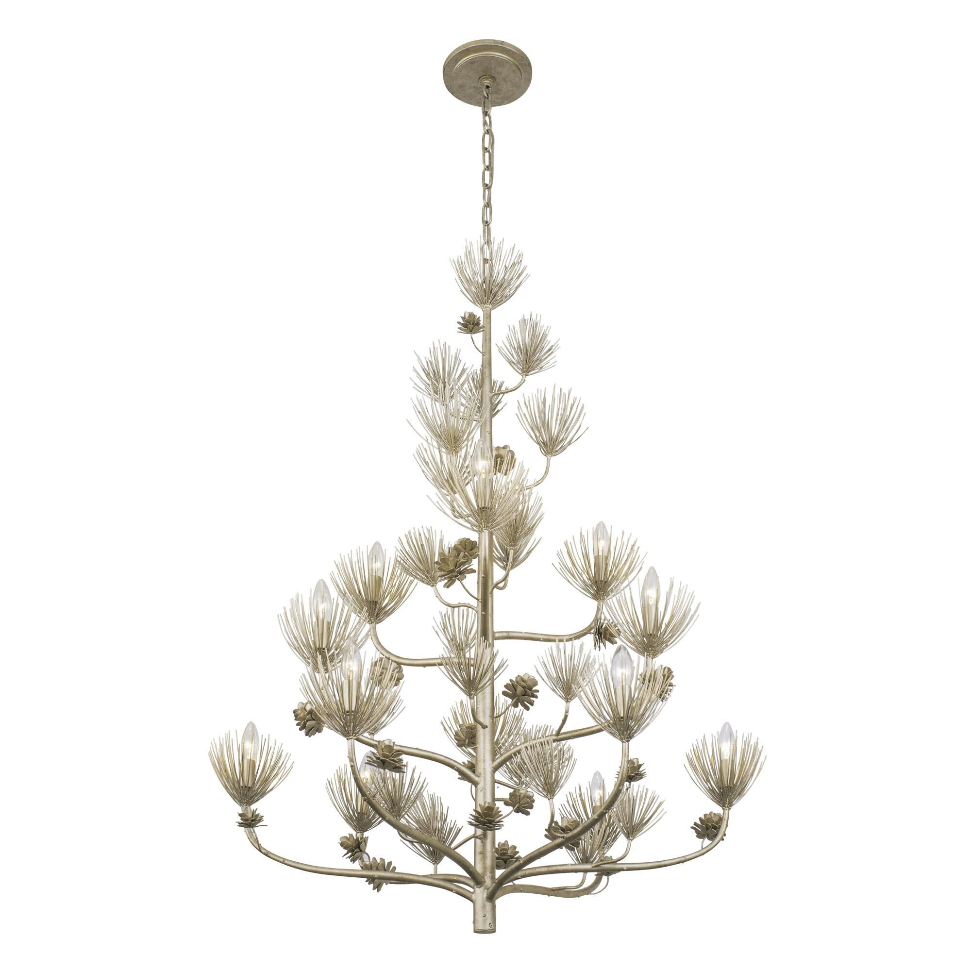 Pinion 40 Inch 12 Light Chandelier by Varaluz