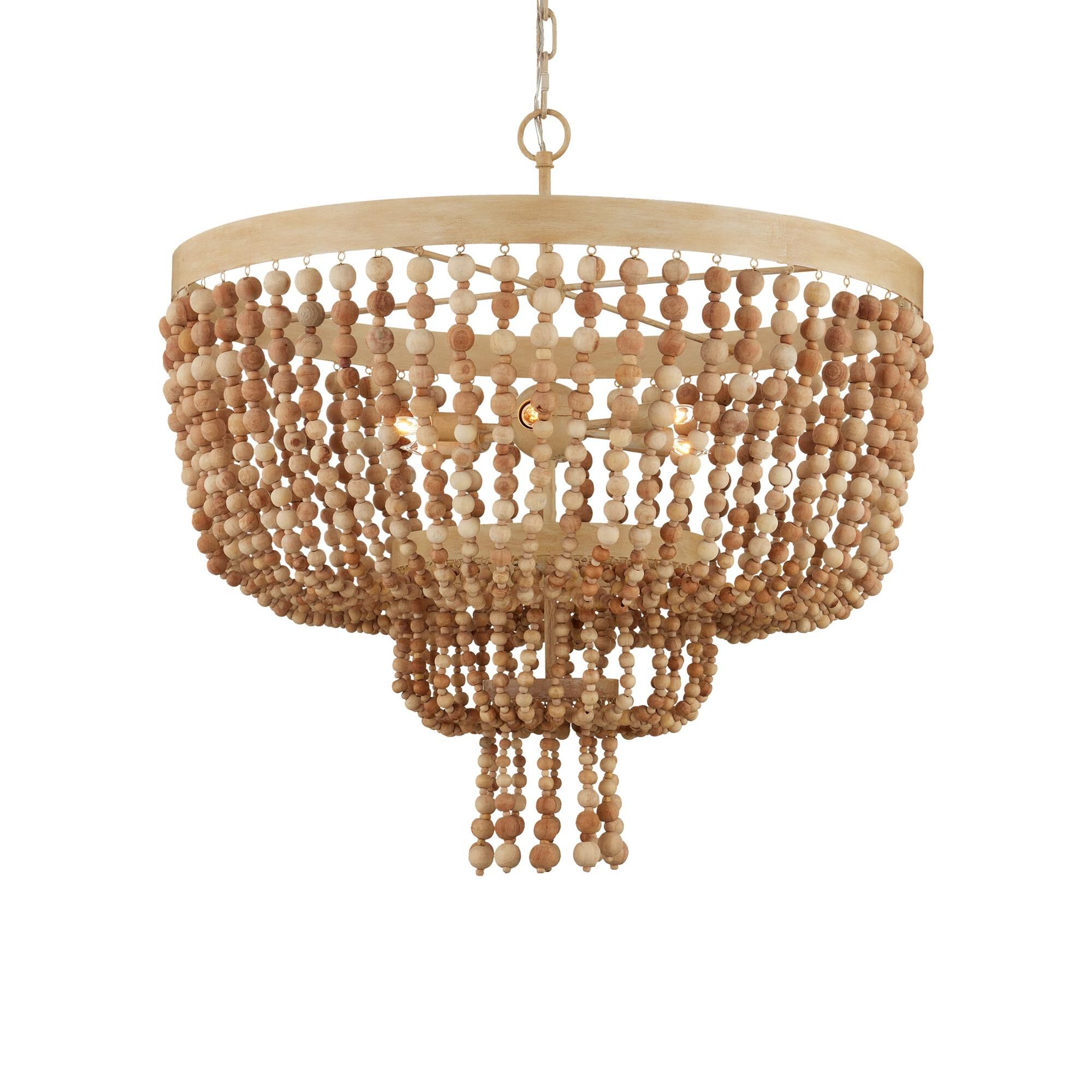 Sabia 28 Inch Chandelier by Currey and Company