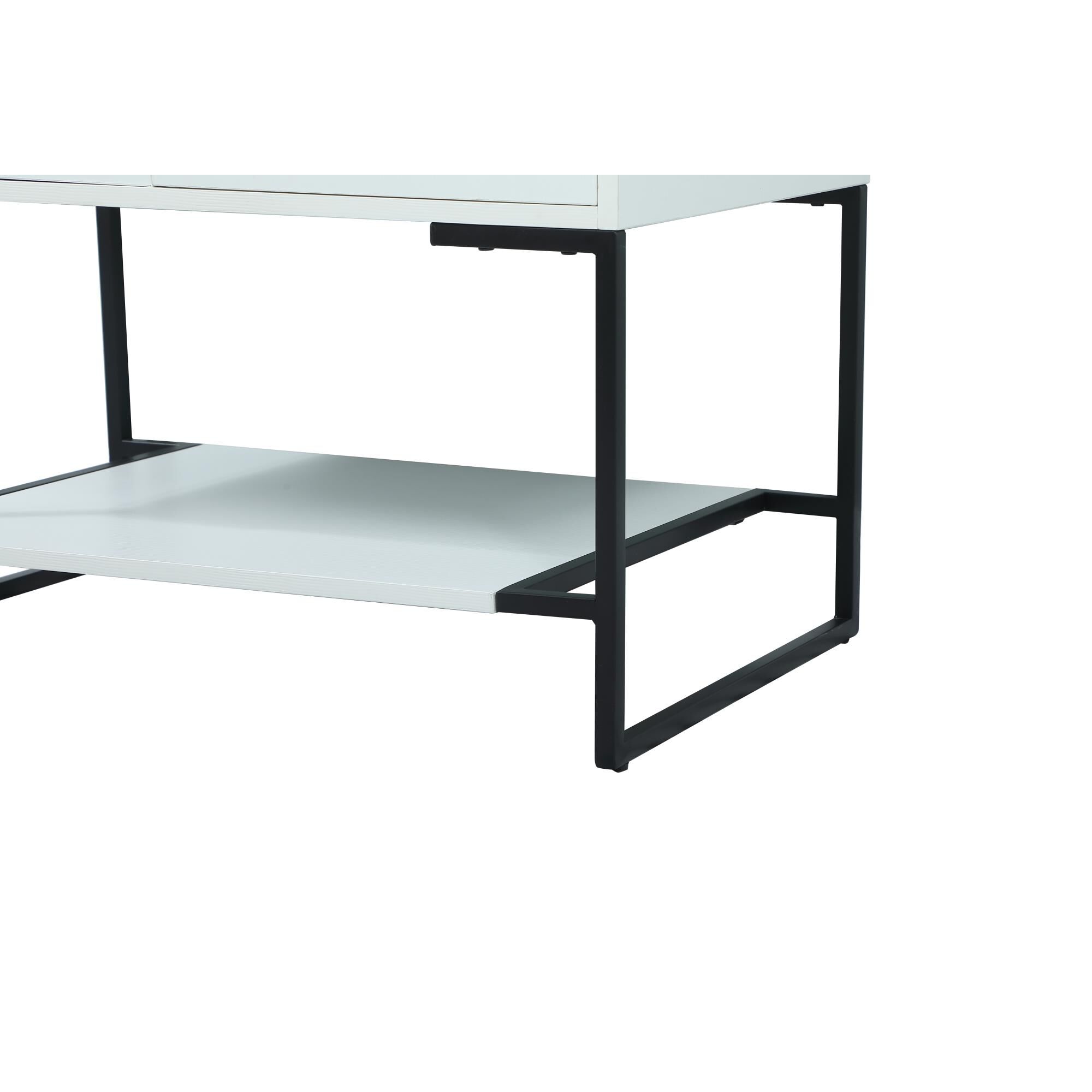 Shown in White finish