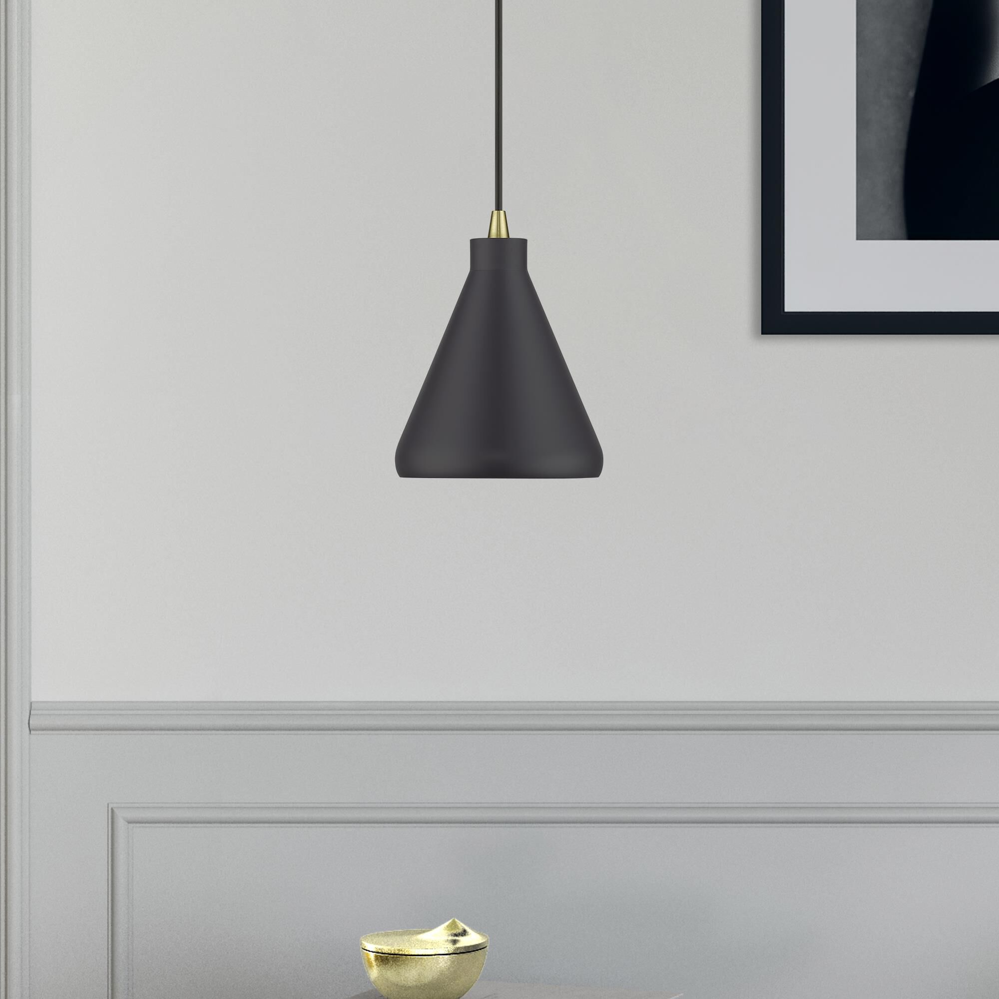 Geneva 7 Inch Mini Pendant by Livex Lighting