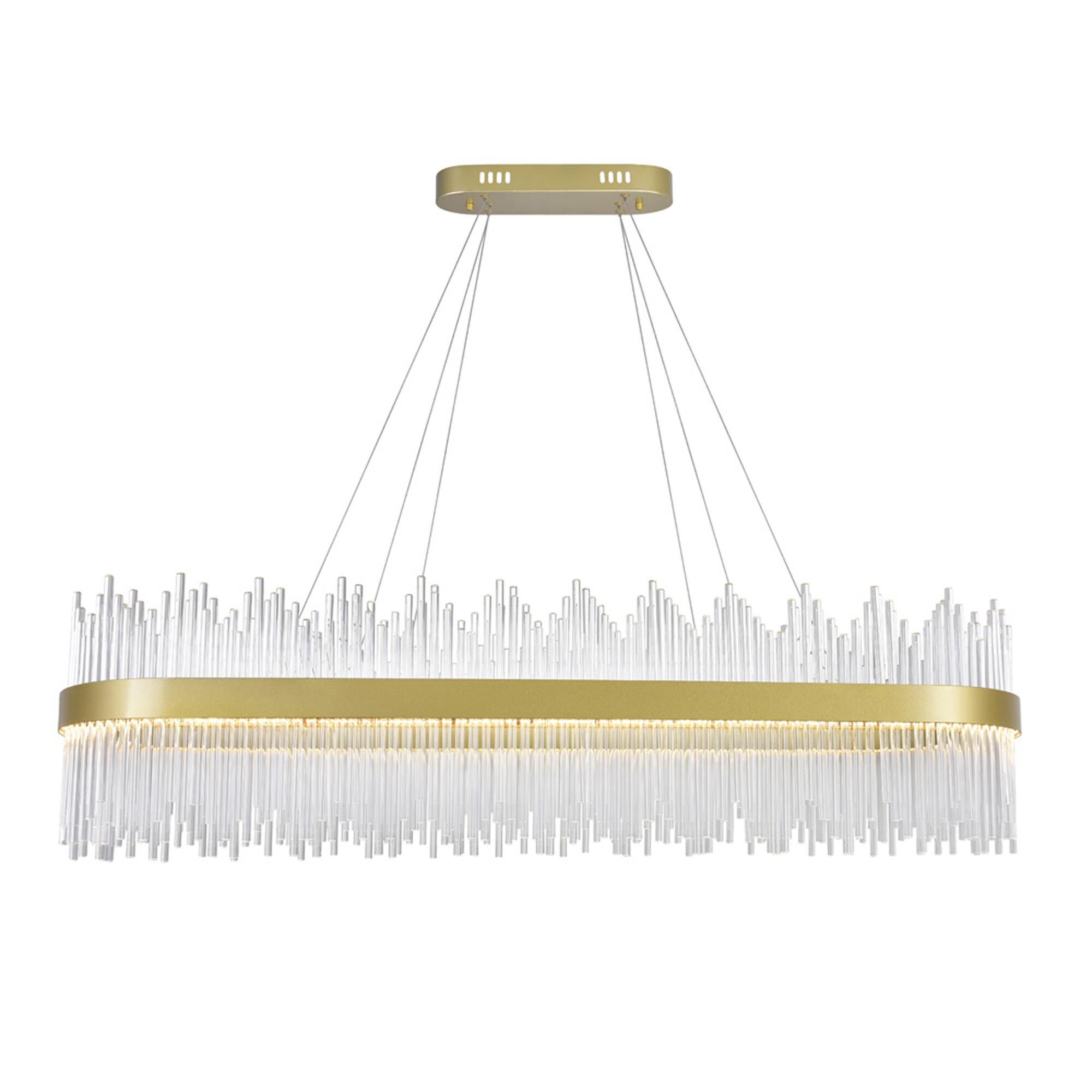 CWI Lighting Genevieve 47 Inch LED Linear Suspension Light
