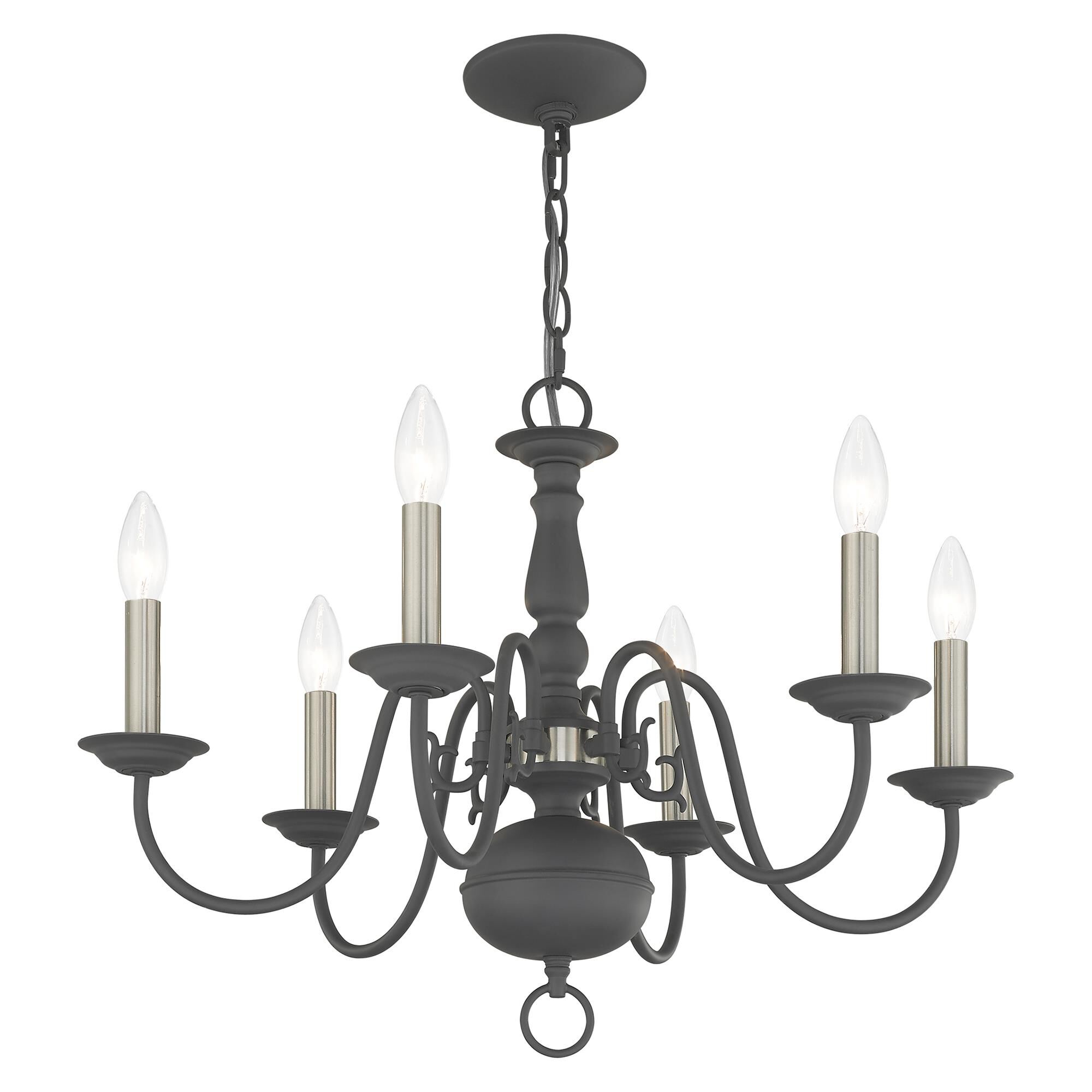 Williamsburgh 6 Light Chandelier by Livex Lighting