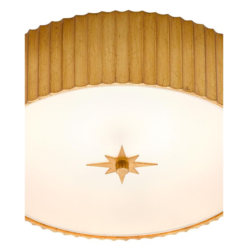 Caravel 14 Inch Flush Mount by Currey & Company