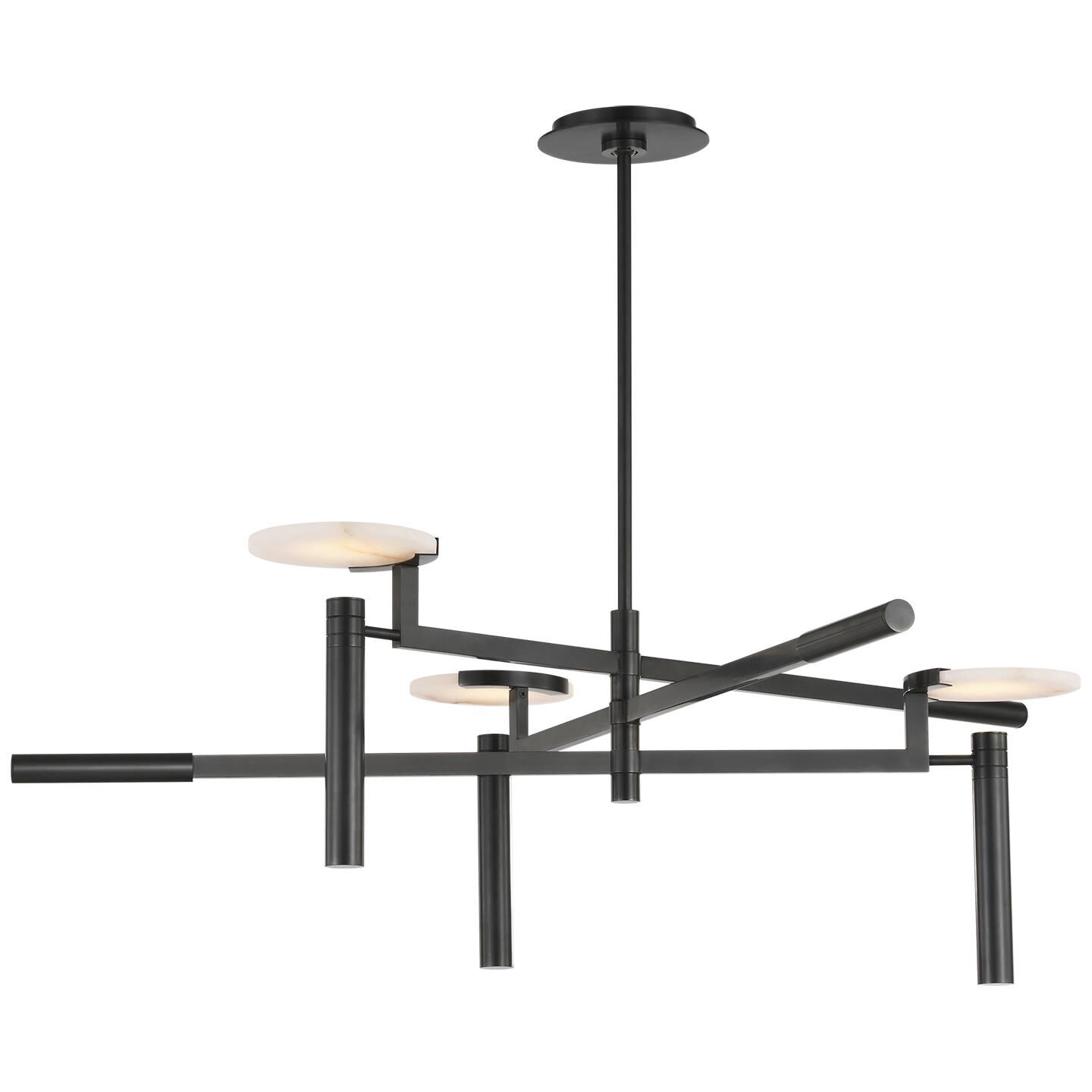 Shown in Bronze finish and Alabaster shade