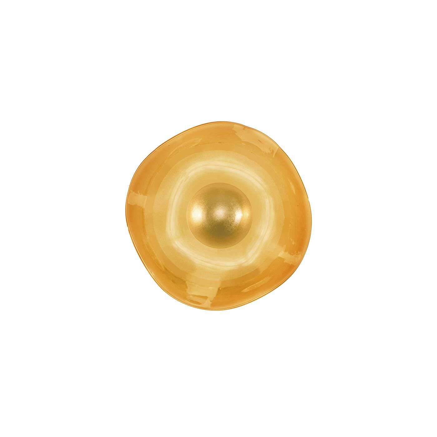 Shown in Gold finish and False crystal and True glass