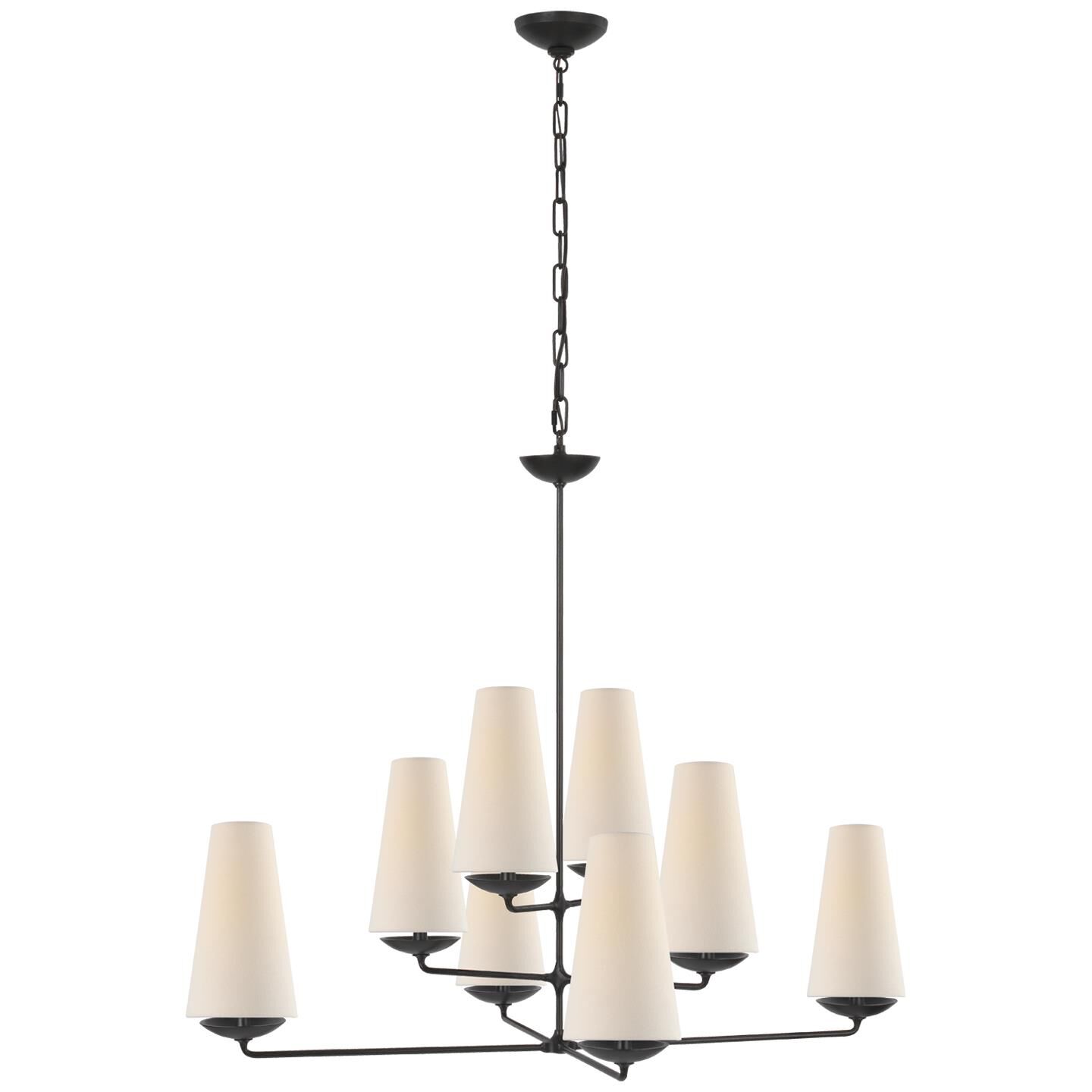 AERIN Fontaine 39 Inch 8 Light Chandelier by Visual Comfort Signature Collection