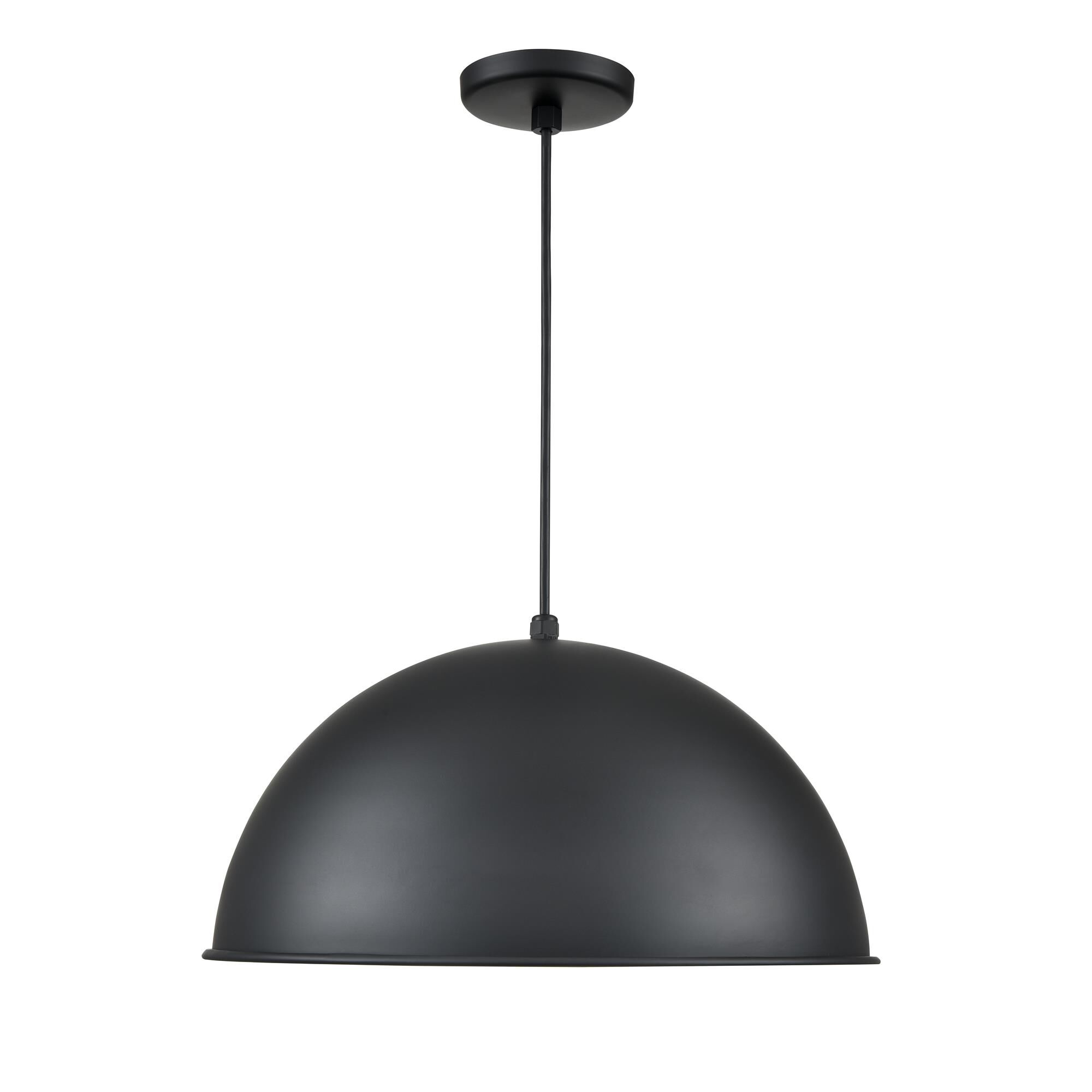 Shown in Satin Black finish and Black shade