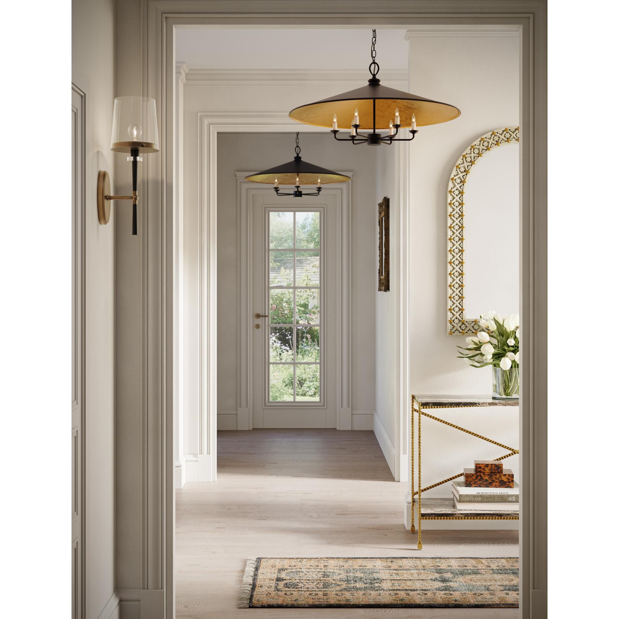 Brussels 36 Inch Large Pendant by Currey and Company