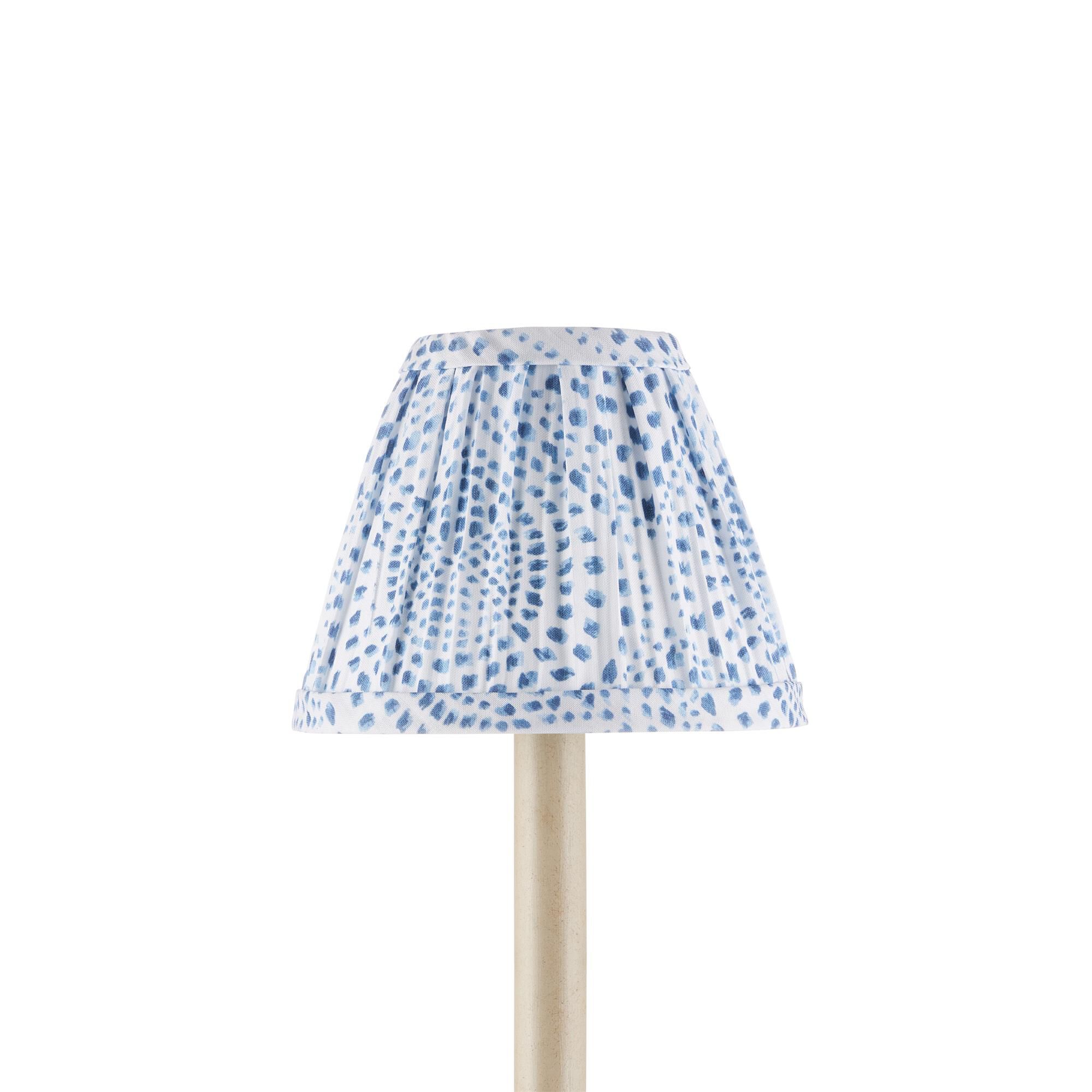 Shown in Blue and Ivory finish