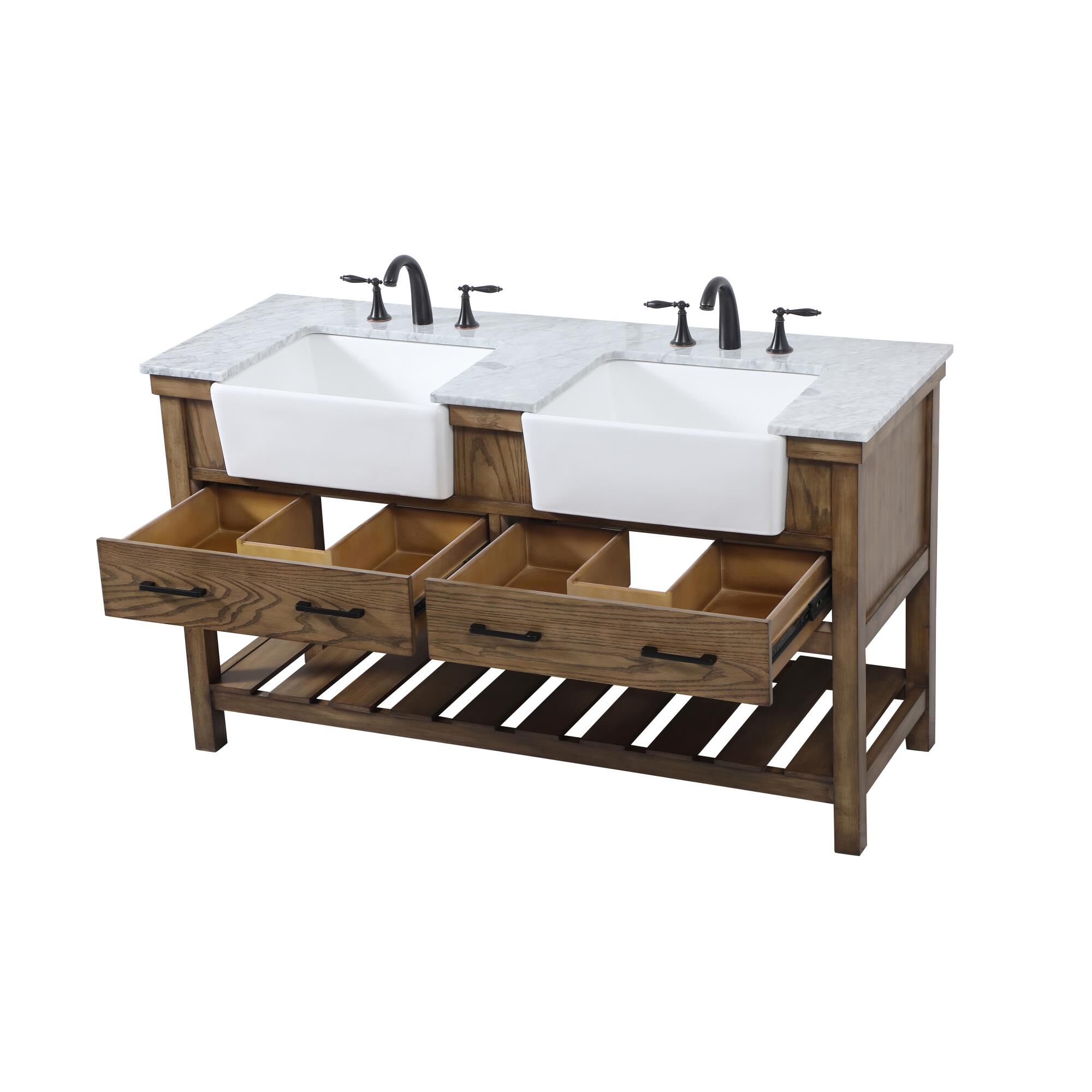 Shown in Driftwood finish