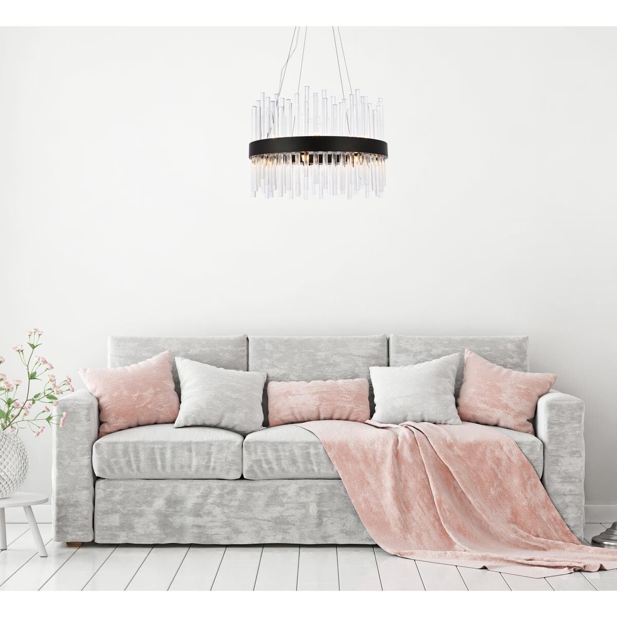 Dallas 20 Inch Large Pendant by Elegant Lighting