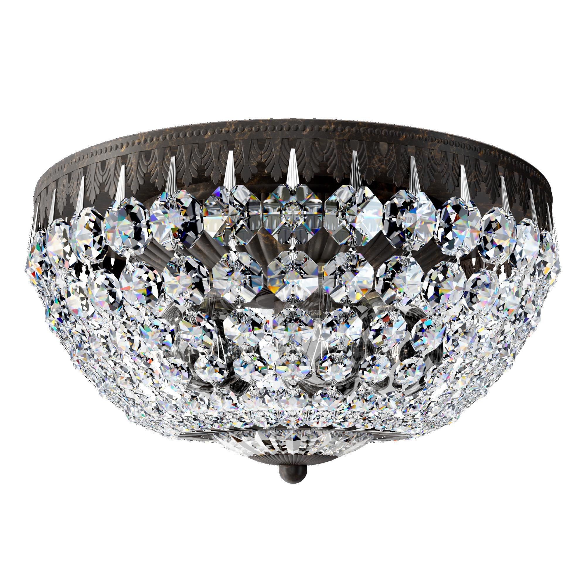 Petit Crystal 12 Inch Flush Mount by Schonbek