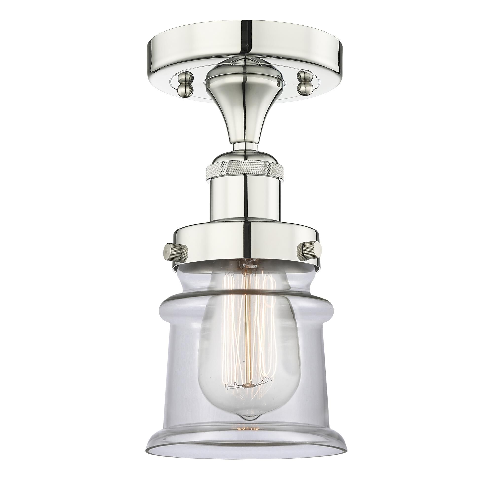 Bruno Marashlian Canton 5 Inch 1 Light Semi Flush Mount by Innovations Lighting