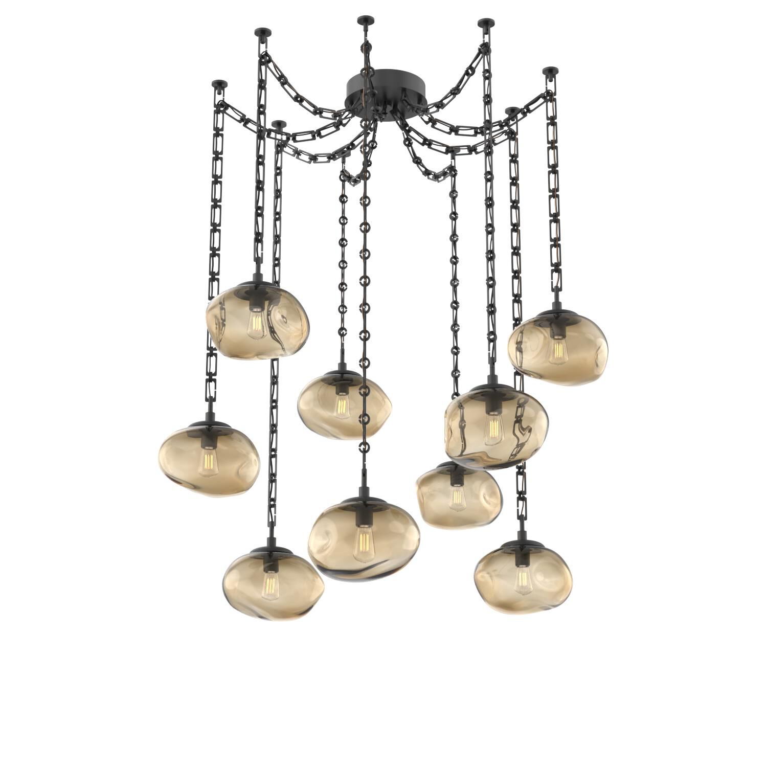 Levi Wilson Nova 19 Inch Multi Pendant Light by Hammerton Studio