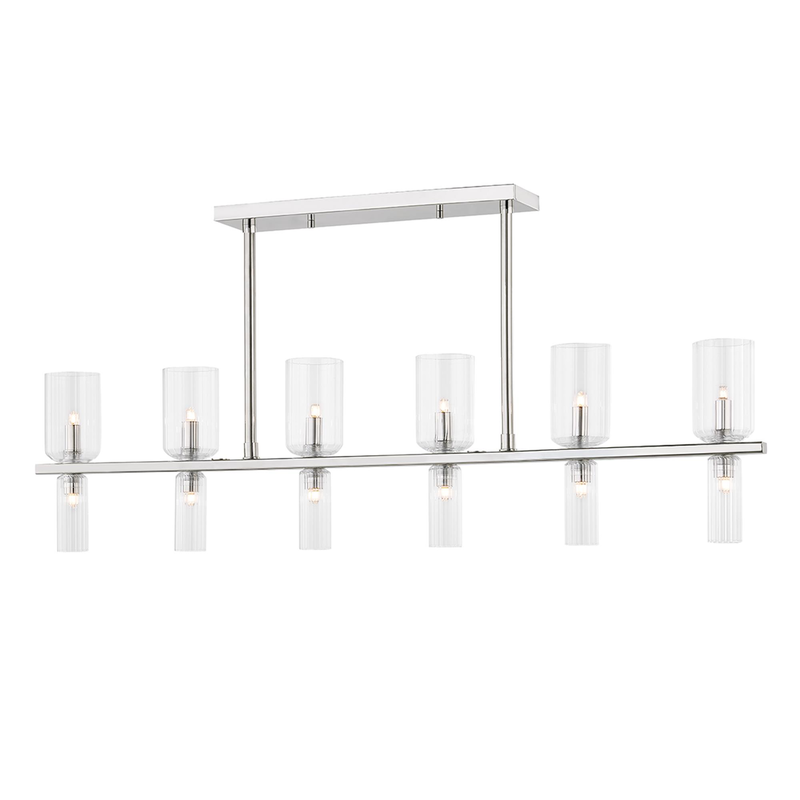 Tabitha Small Linear Chandelier by Mitzi