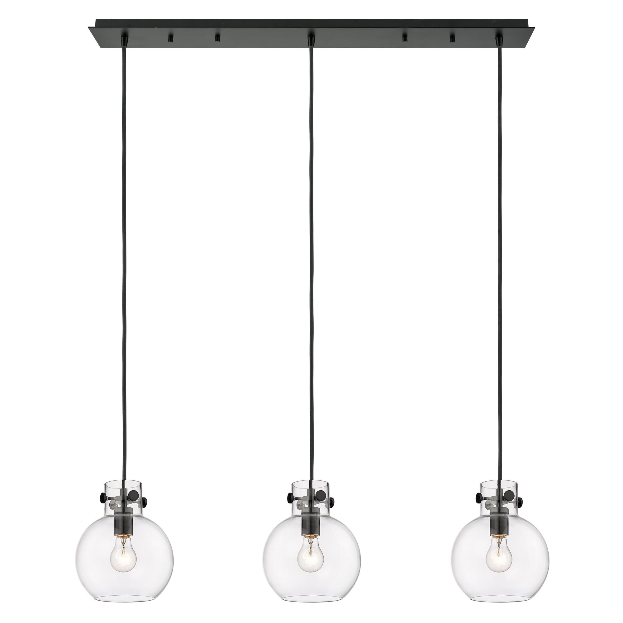 Bruno Marashlian Newton Sphere 39 Inch 3 Light Linear Suspension Light by Innovations Lighting