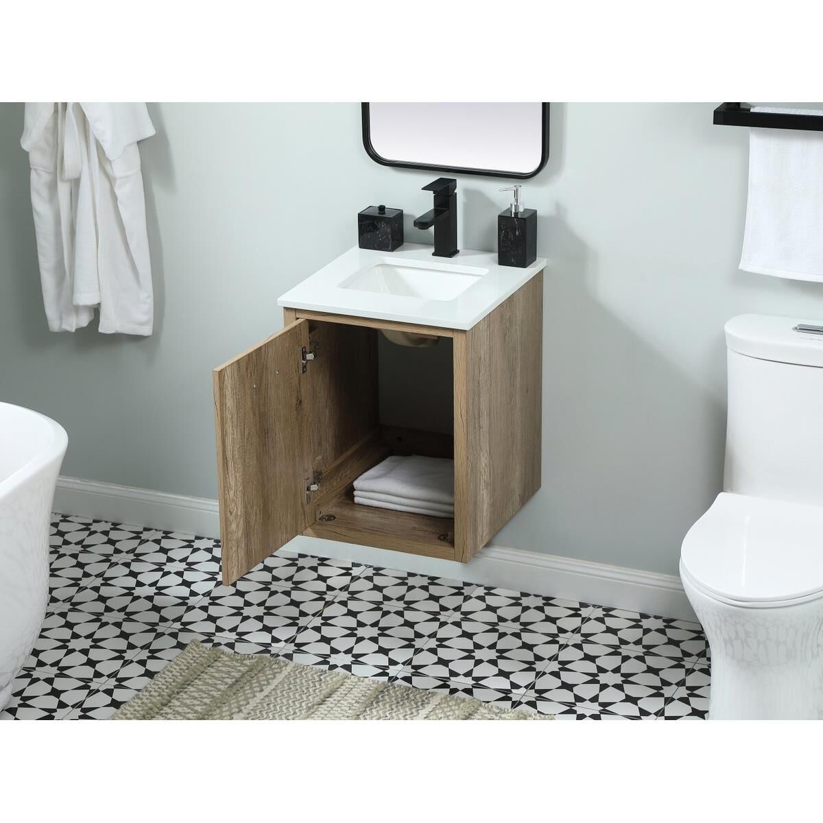 Shown in Natural Oak finish