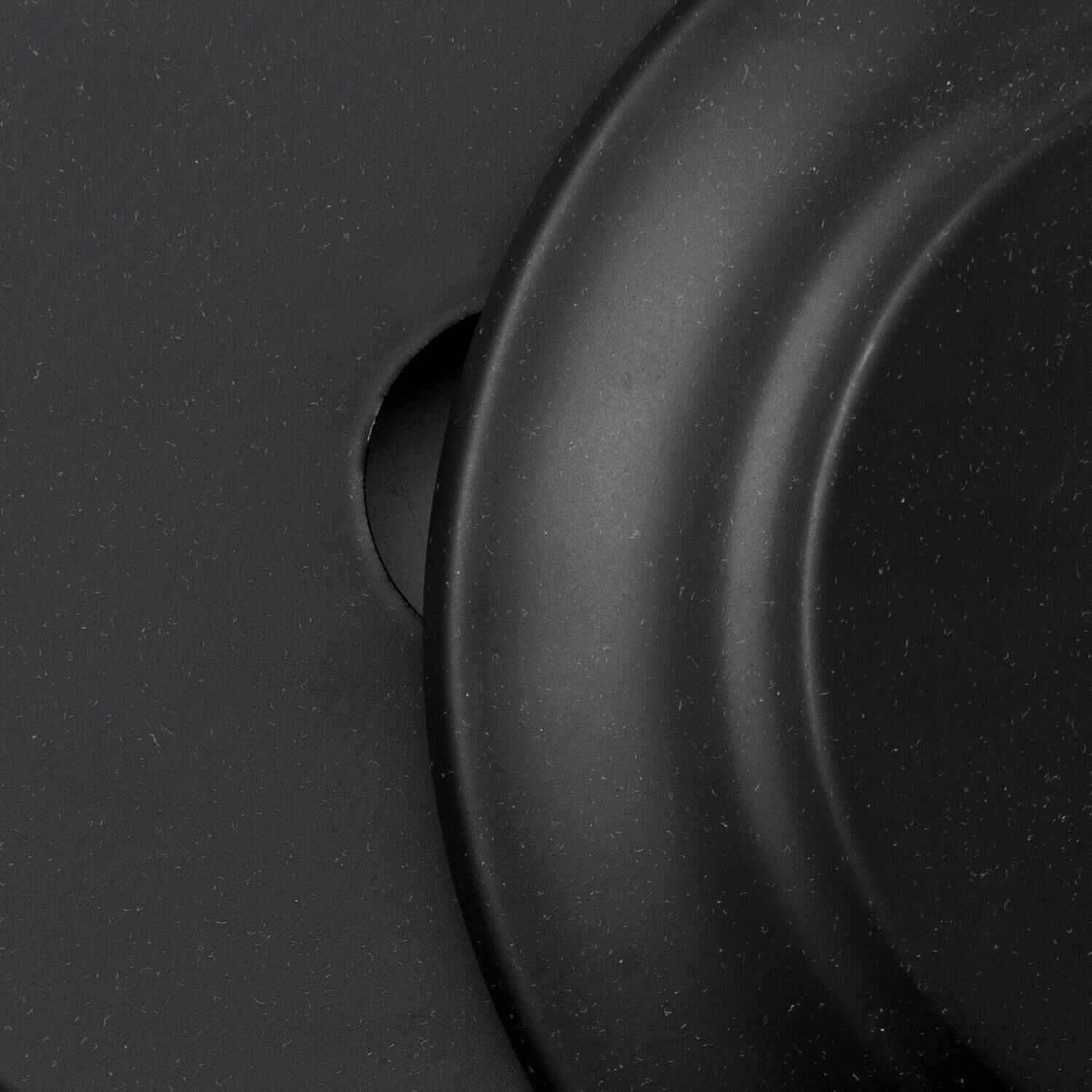 Shown in Black finish