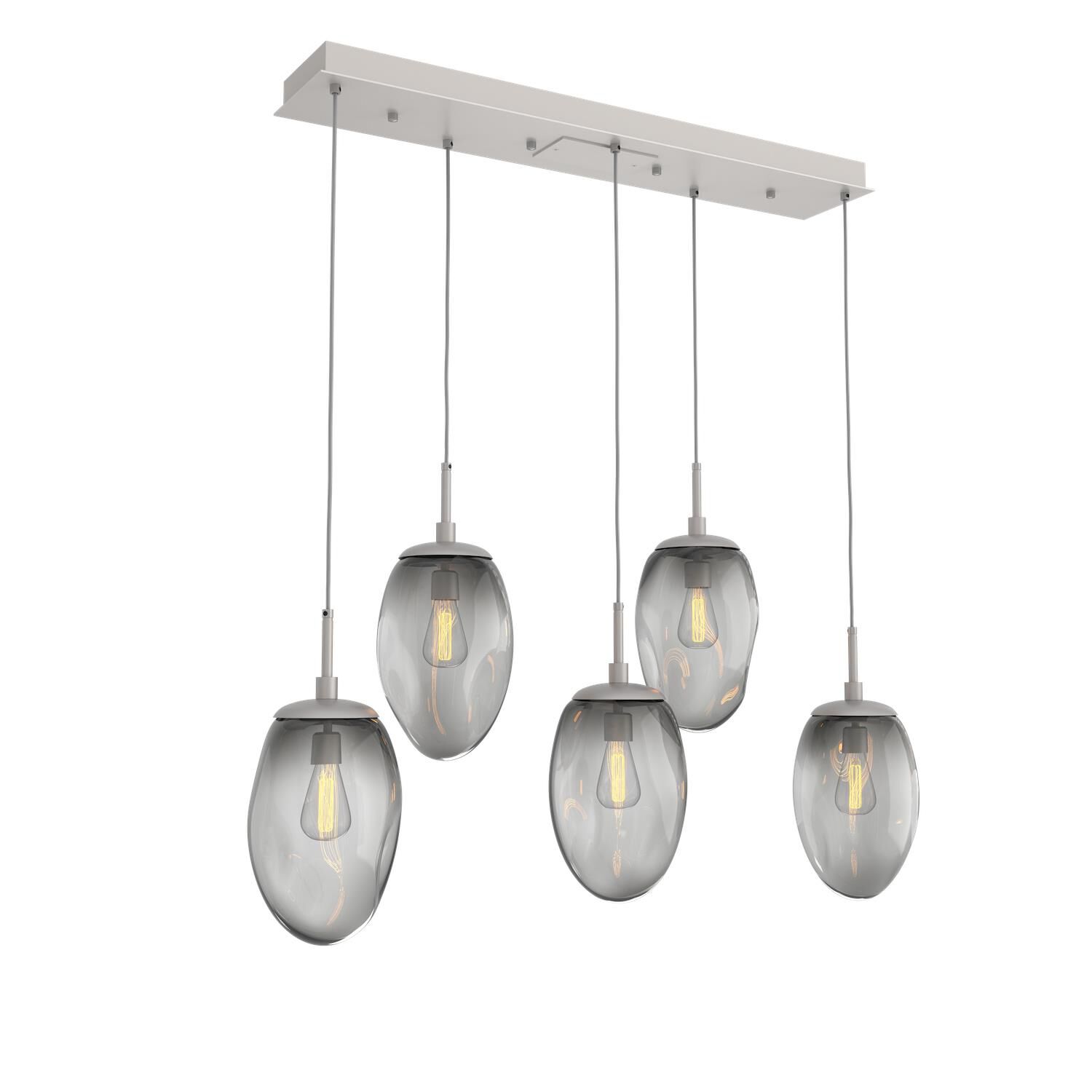 Shown in Metallic Beige Silver finish and Blown Smoke glass