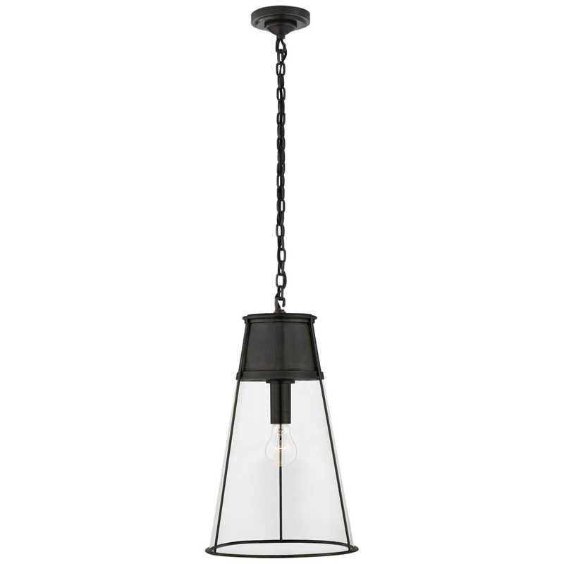 Visual Comfort Signature Collection Thomas O'Brien Robinson 11 Inch Mini Pendant
