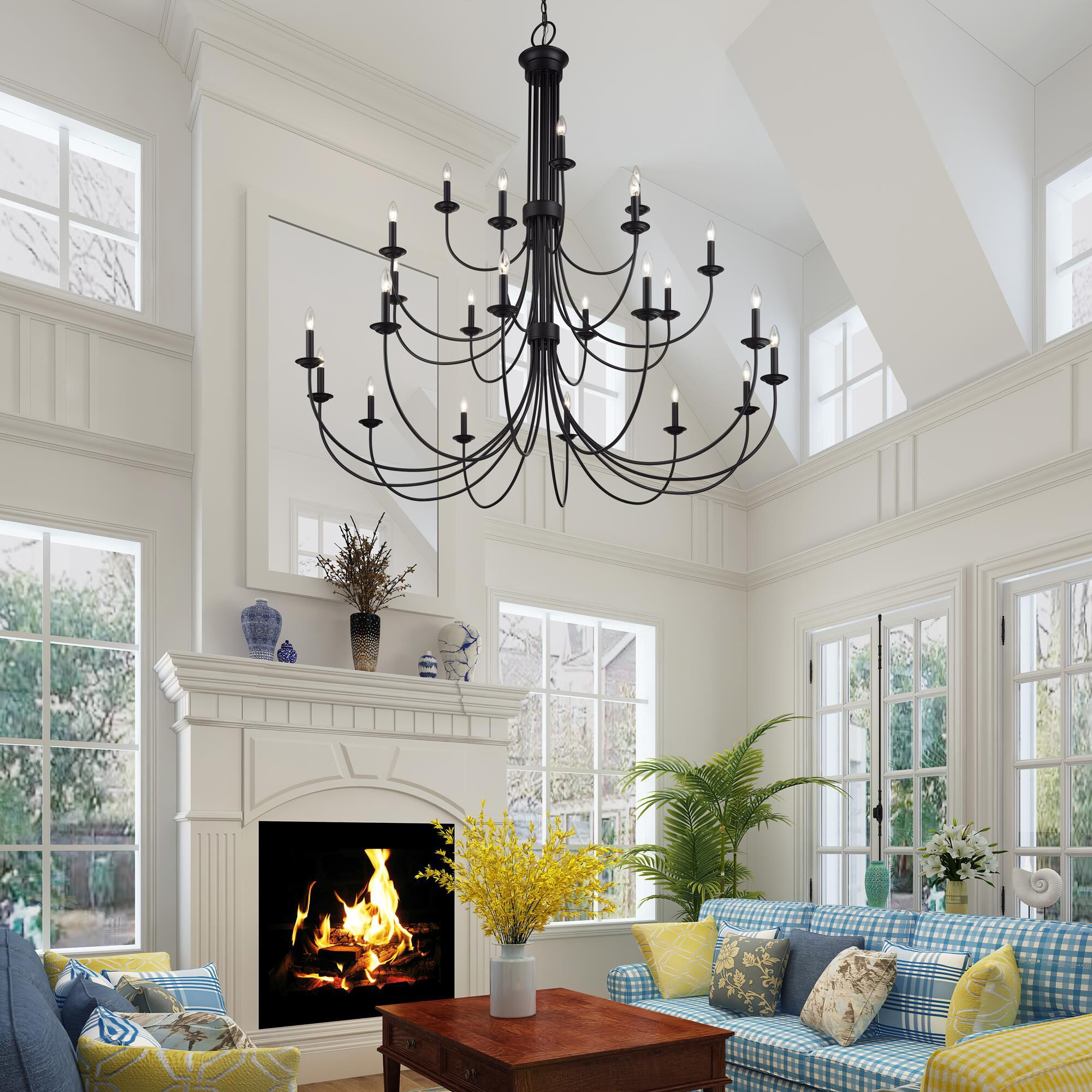 Estate 60 Inch Chandelier by Livex Lighting