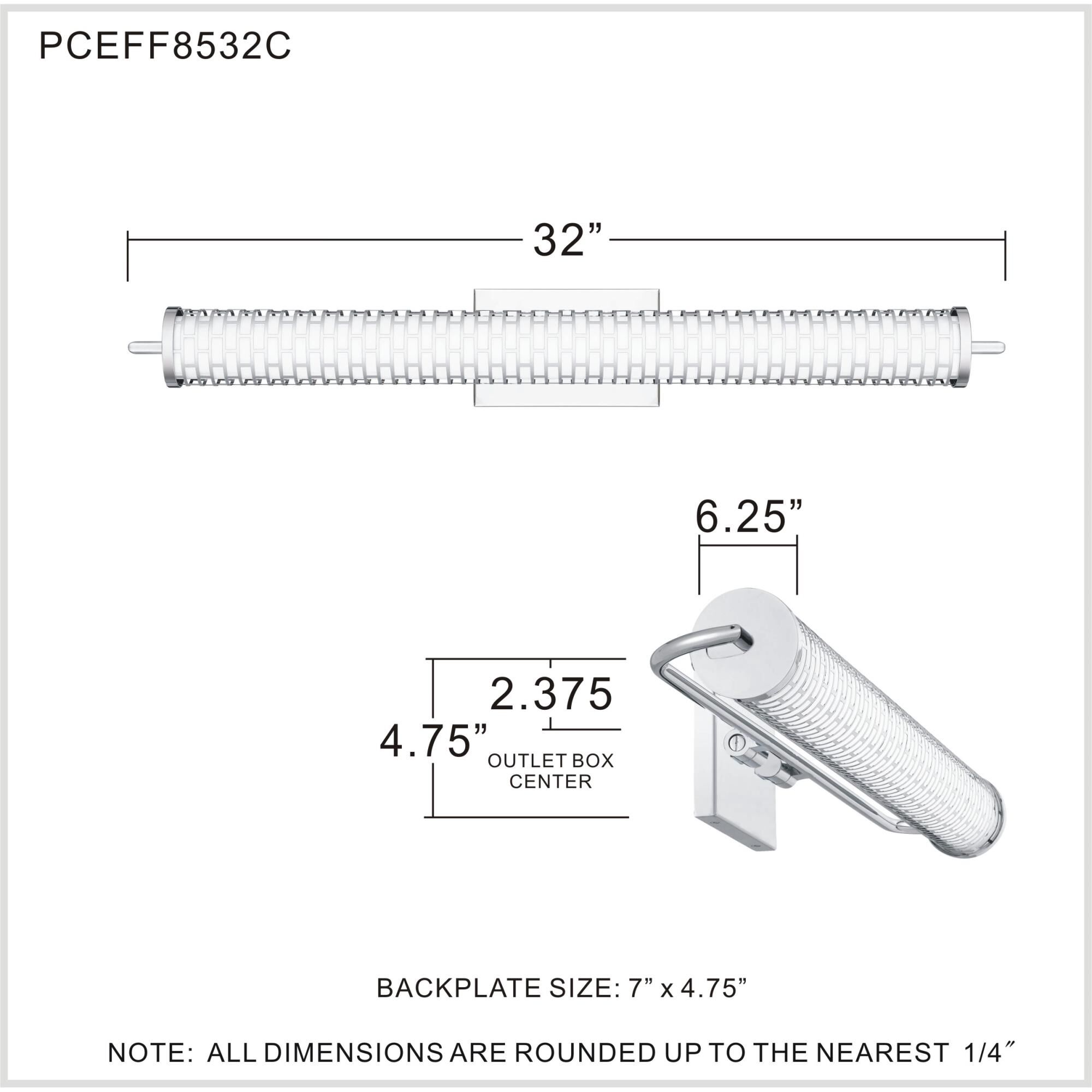 Quoizel Effie 32 Inch LED Bath Vanity Light