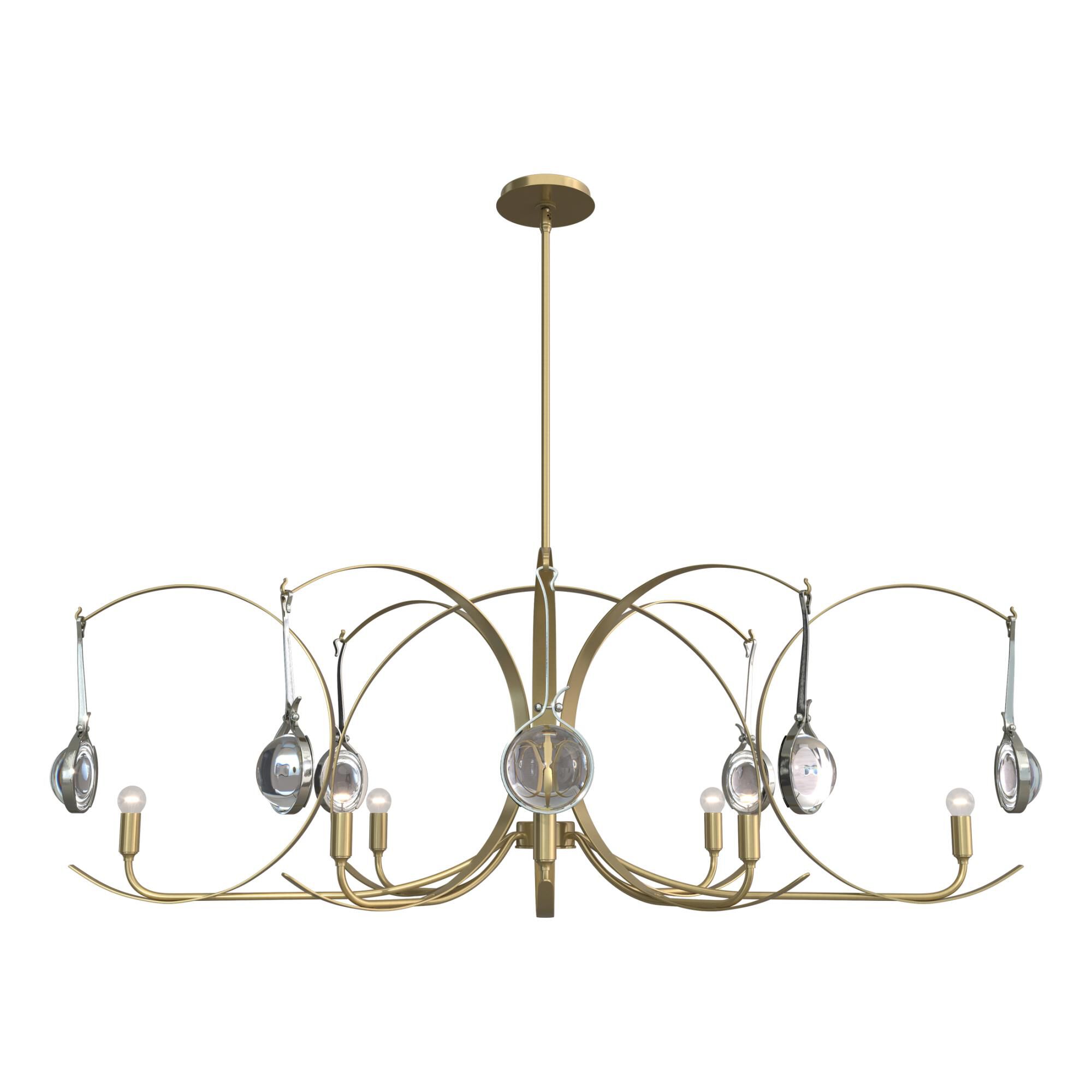 Optic 51 Inch Linear Suspension Light by Hubbardton Forge