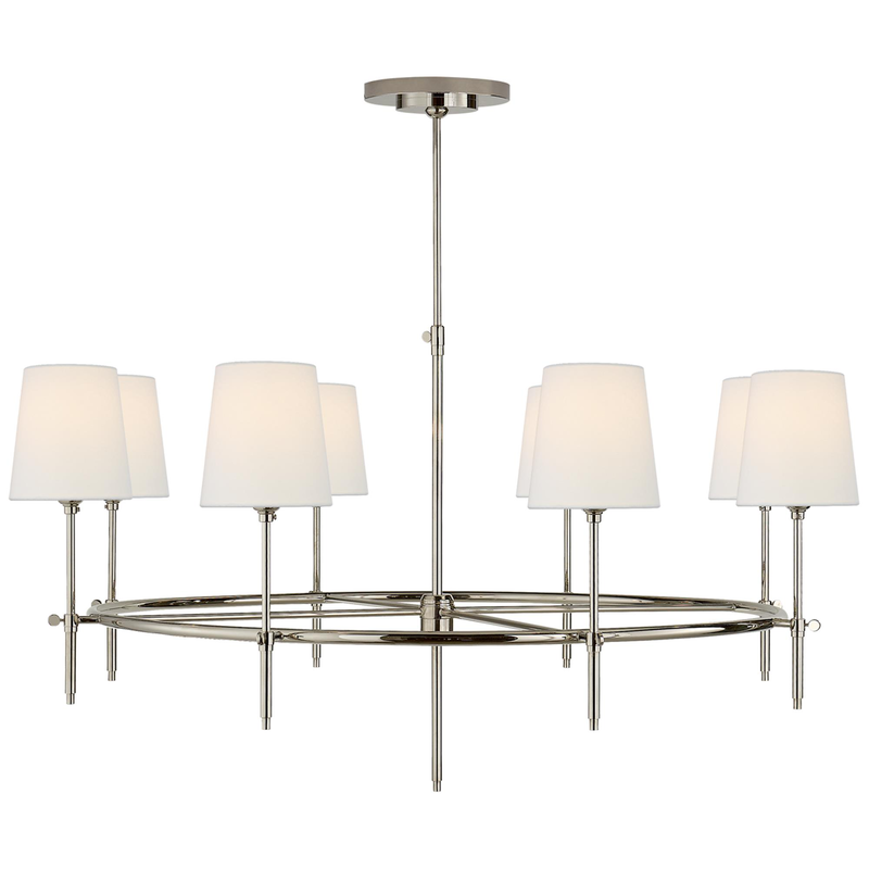 Thomas O'Brien Bryant 42 Inch 8 Light Chandelier by Visual Comfort Signature Collection