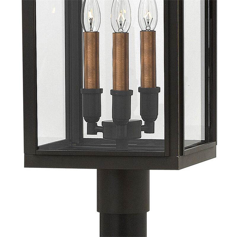 Sutcliffe 20 Inch Tall 3 Light Outdoor Post Lamp by Hinkley Lighting