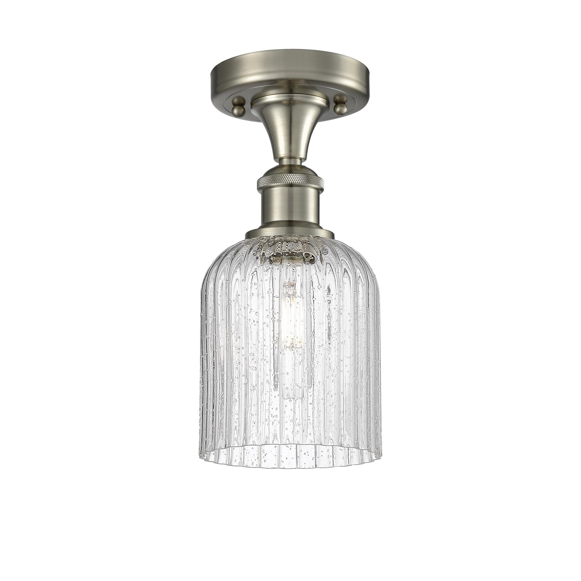Shown in Satin Nickel finish and Seedy shade