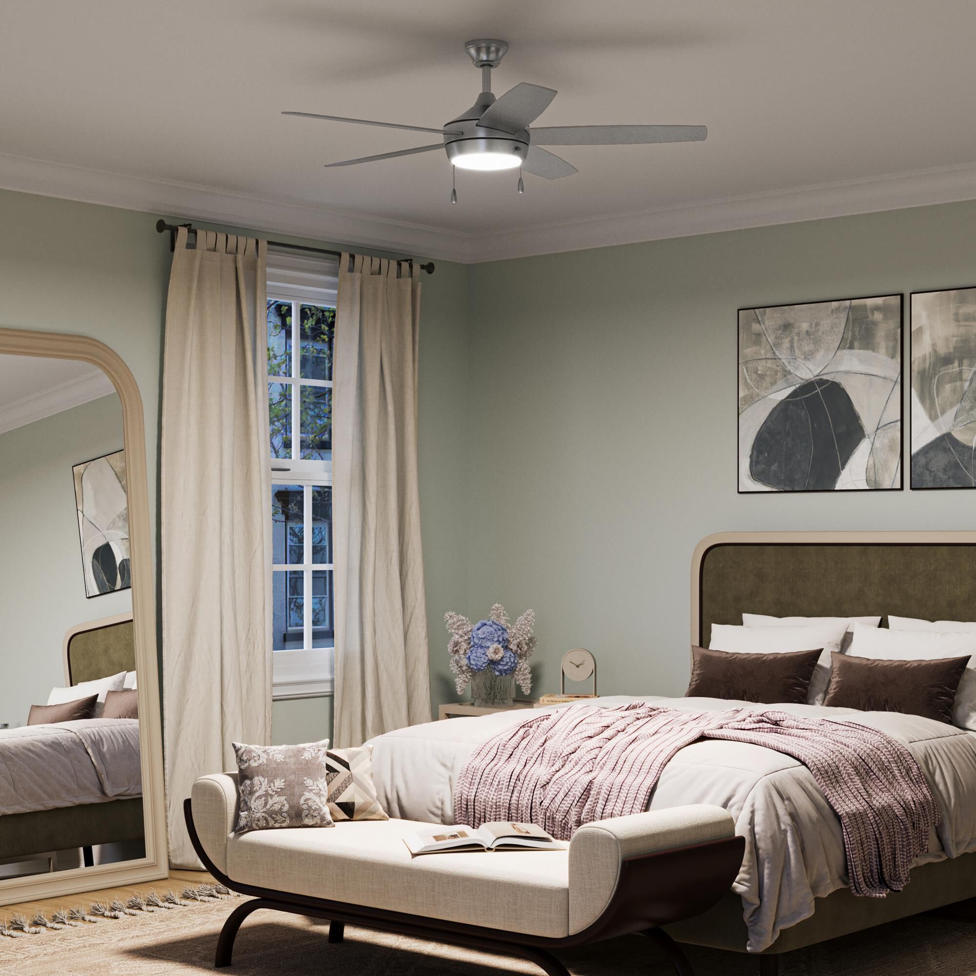 Nolyn 52 Inch Ceiling Fan with Light Kit by Progress Lighting