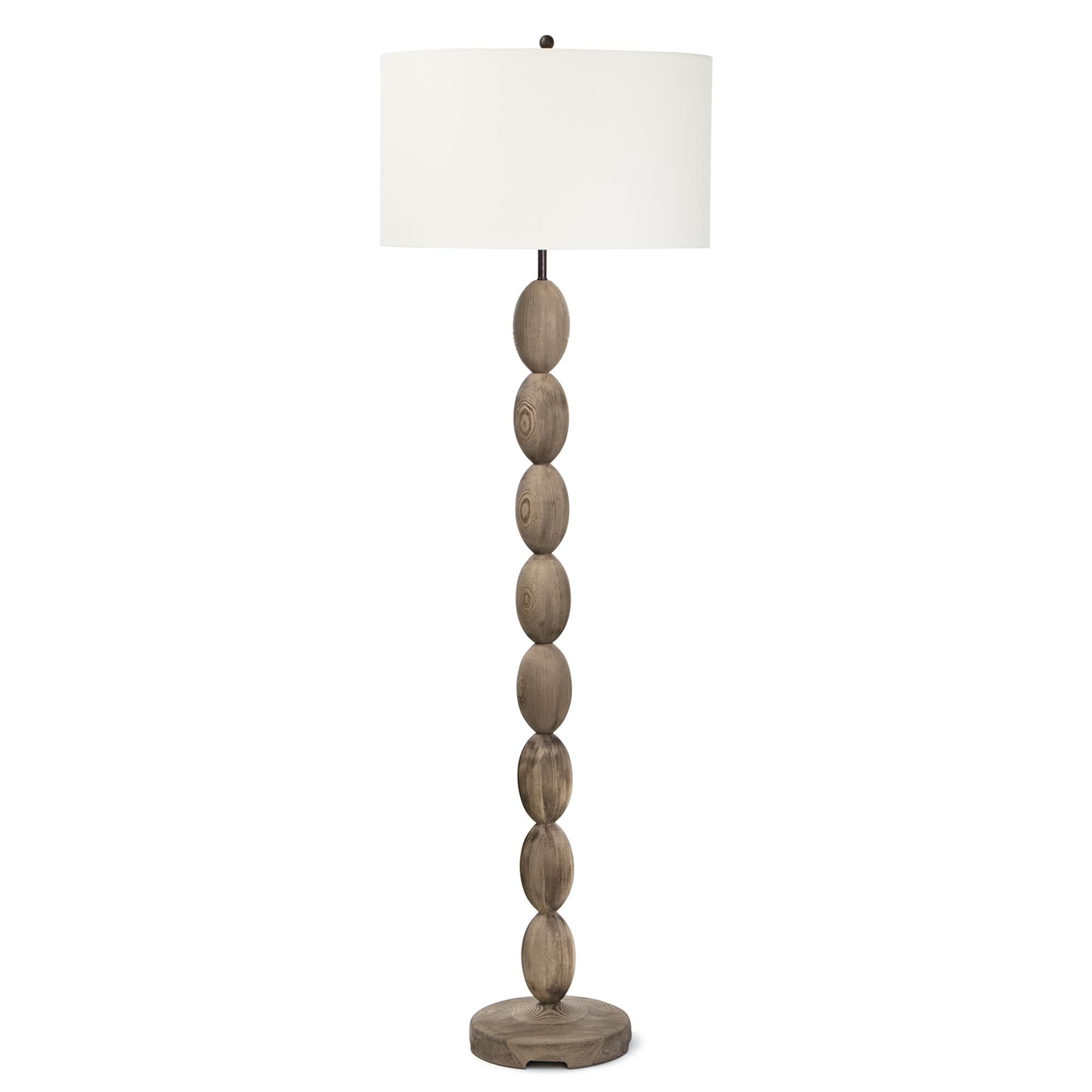 Shown in Natural finish and Linen shade