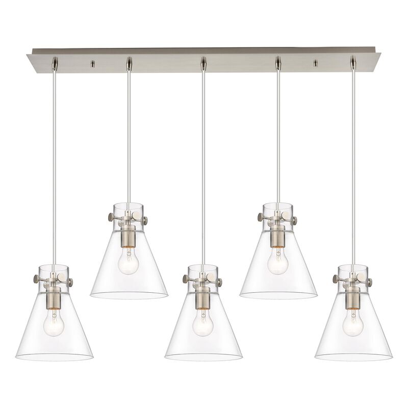 Bruno Marashlian Newton Cone 39 Inch 5 Light Linear Suspension Light by Innovations Lighting