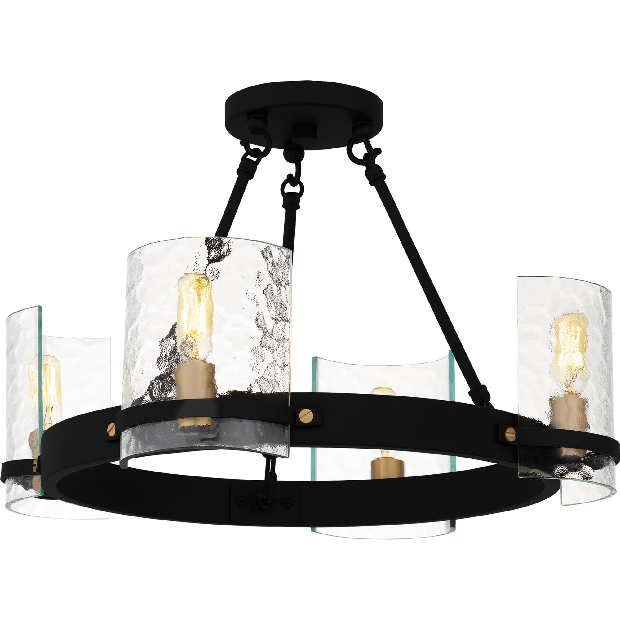 Gloucester 20 Inch Semi Flush Mount by Quoizel