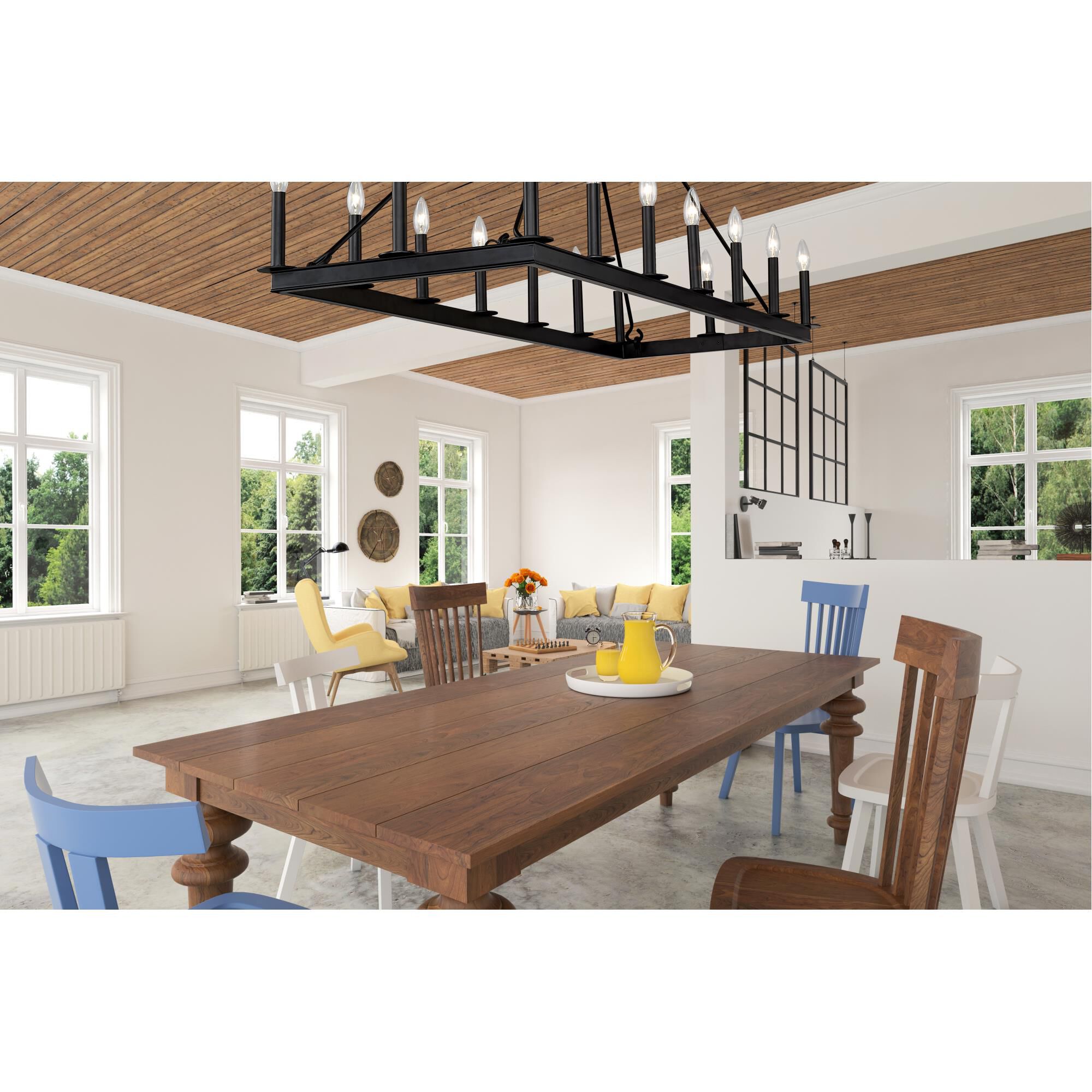 Barclay 56 Inch 16 Light Linear Suspension Light by Z-Lite