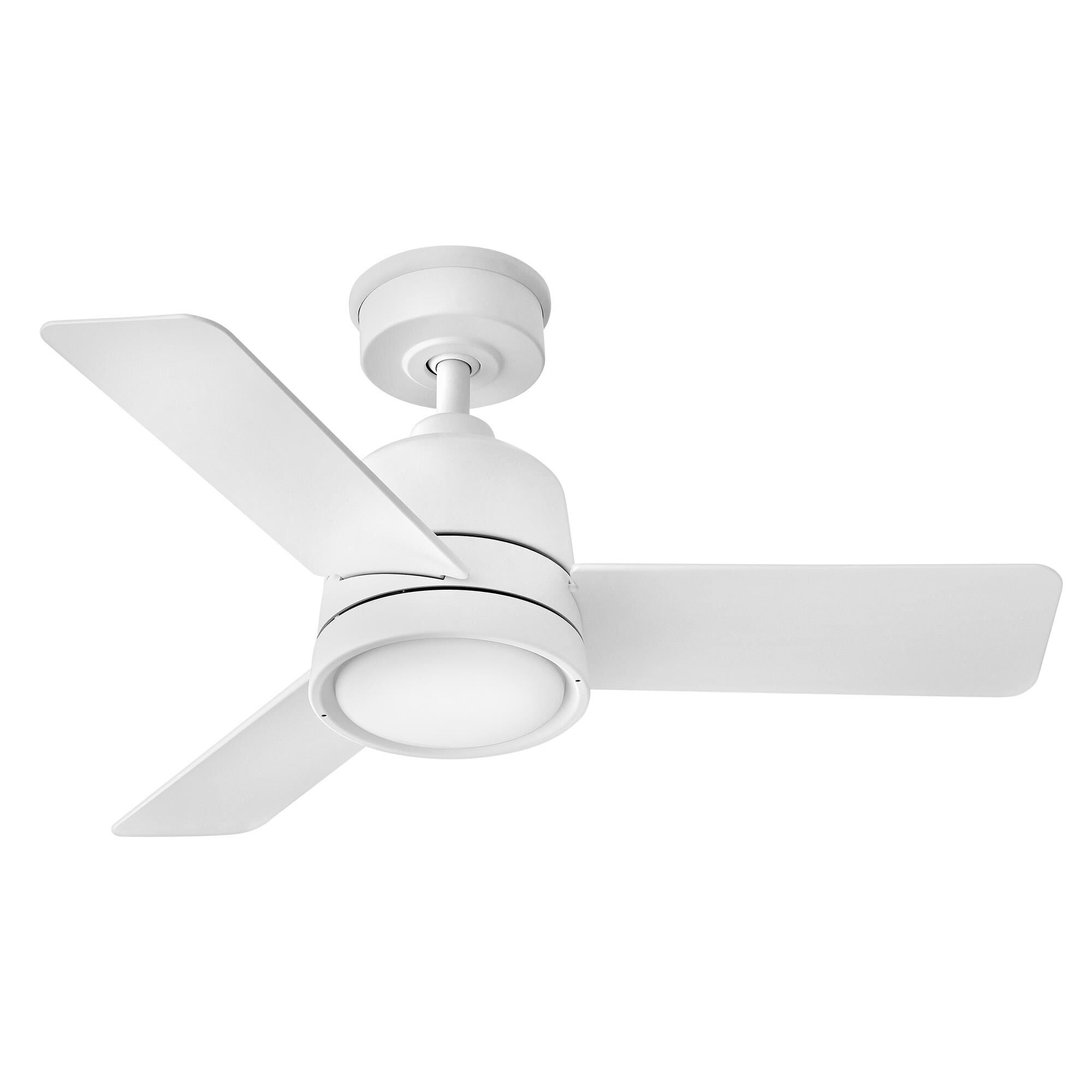 Shown in Matte White finish and White Frosted glass