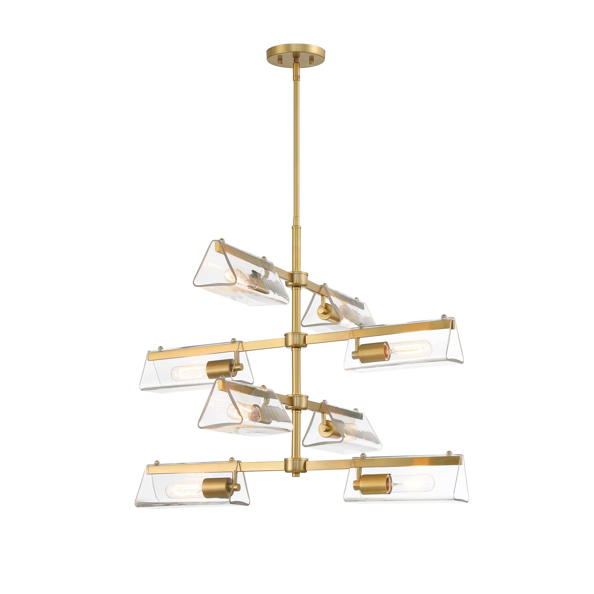 Latitude 28 Inch 8 Light Chandelier by Designers Fountain