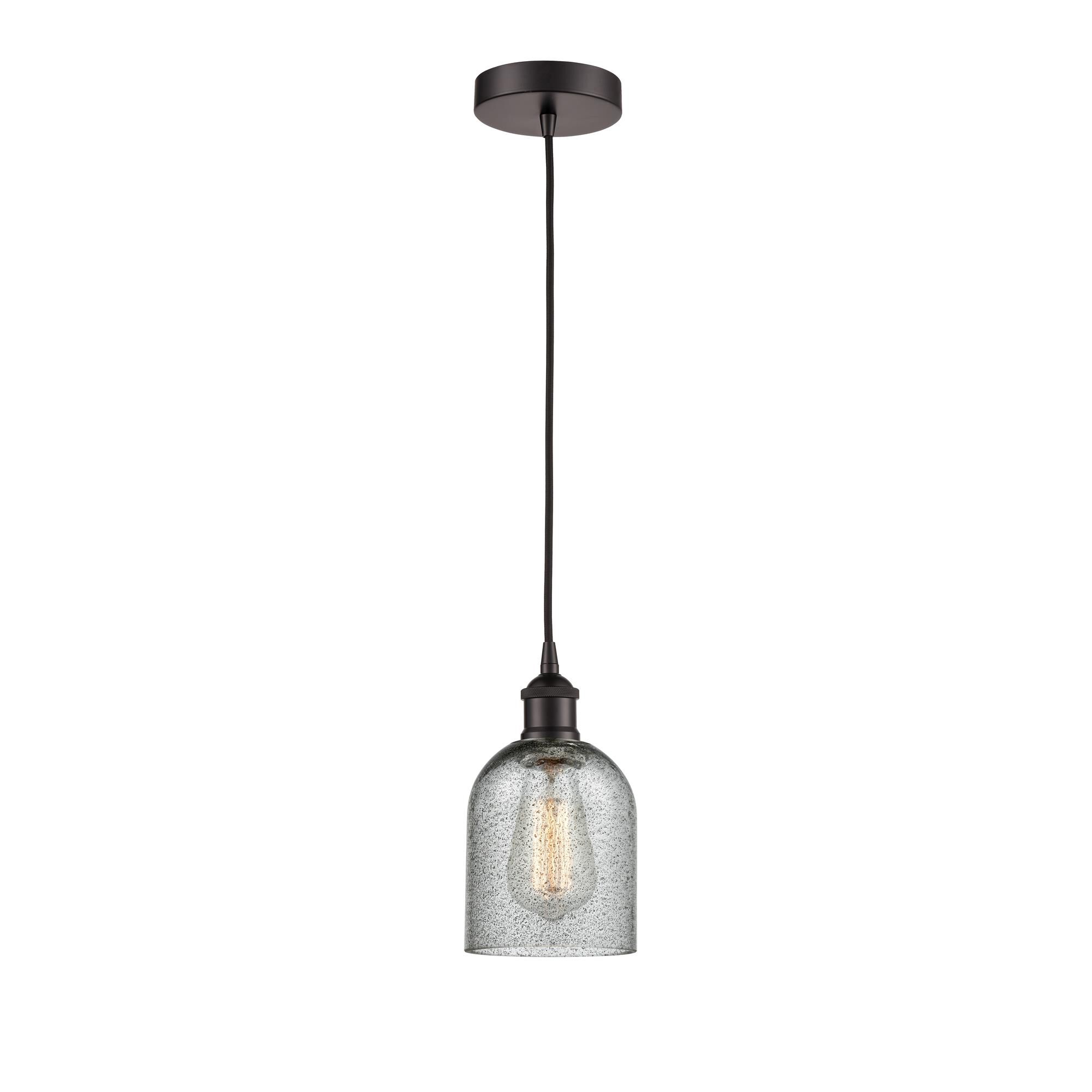 Shown in Oil Rubbed Bronze finish and Charcoal glass