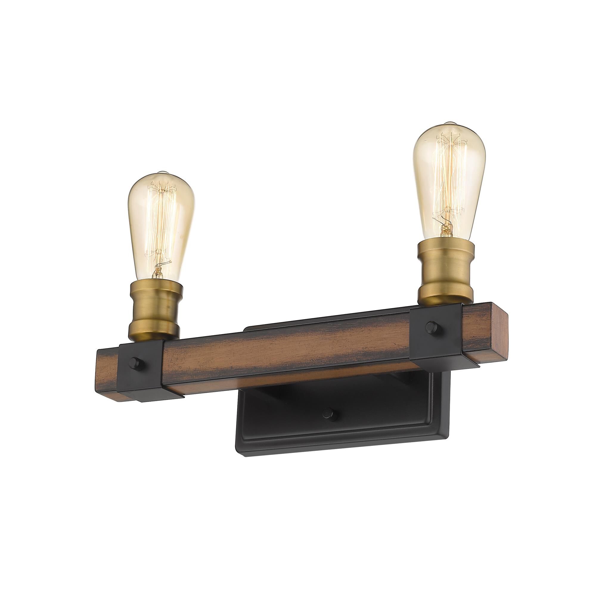 Shown in Rustic Mahogany finish and --- glass and --- shade