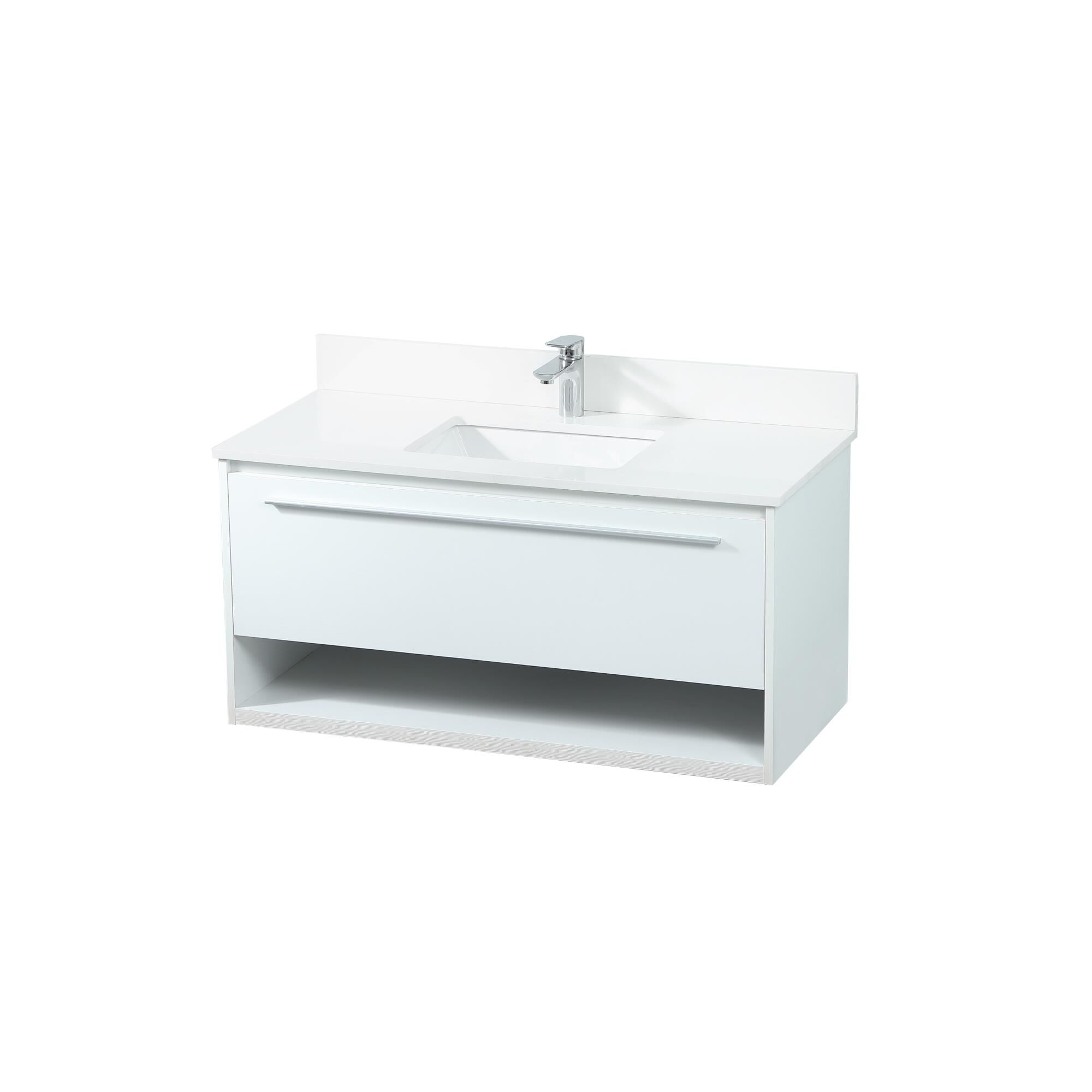 Shown in White finish