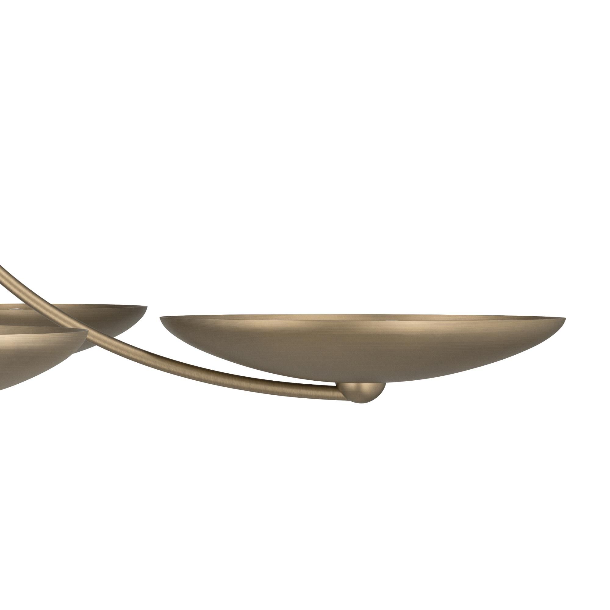 Shown in Champagne Bronze finish and Champagne Bronze shade