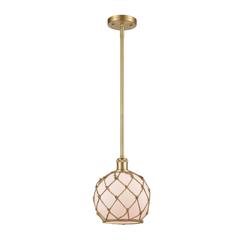 Innovations Lighting Bruno Marashlian Farmhouse Rope 8 Inch Mini Pendant