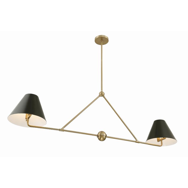 Xavier 54 Inch Linear Chandelier by Crystorama