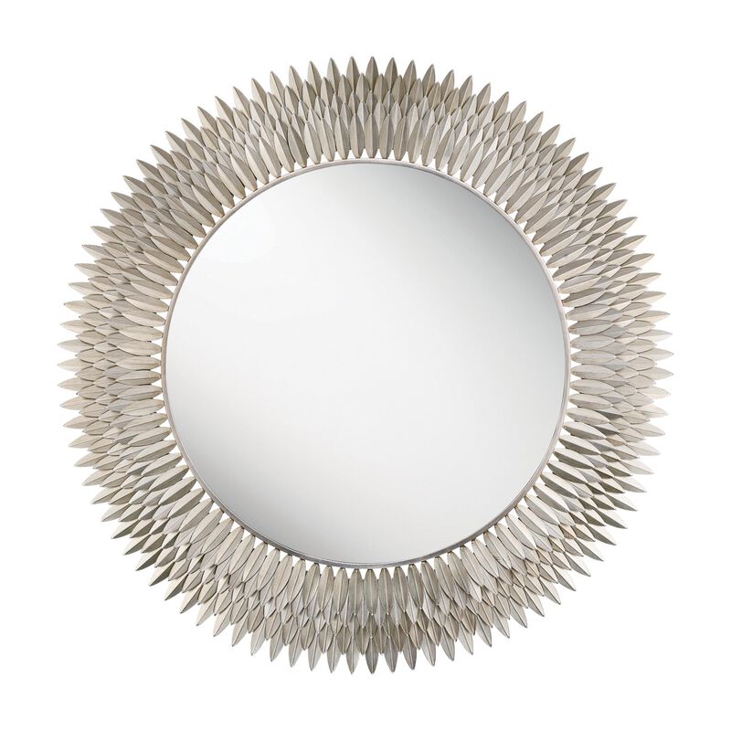 Broche Medium Decorative Mirror by Crystorama